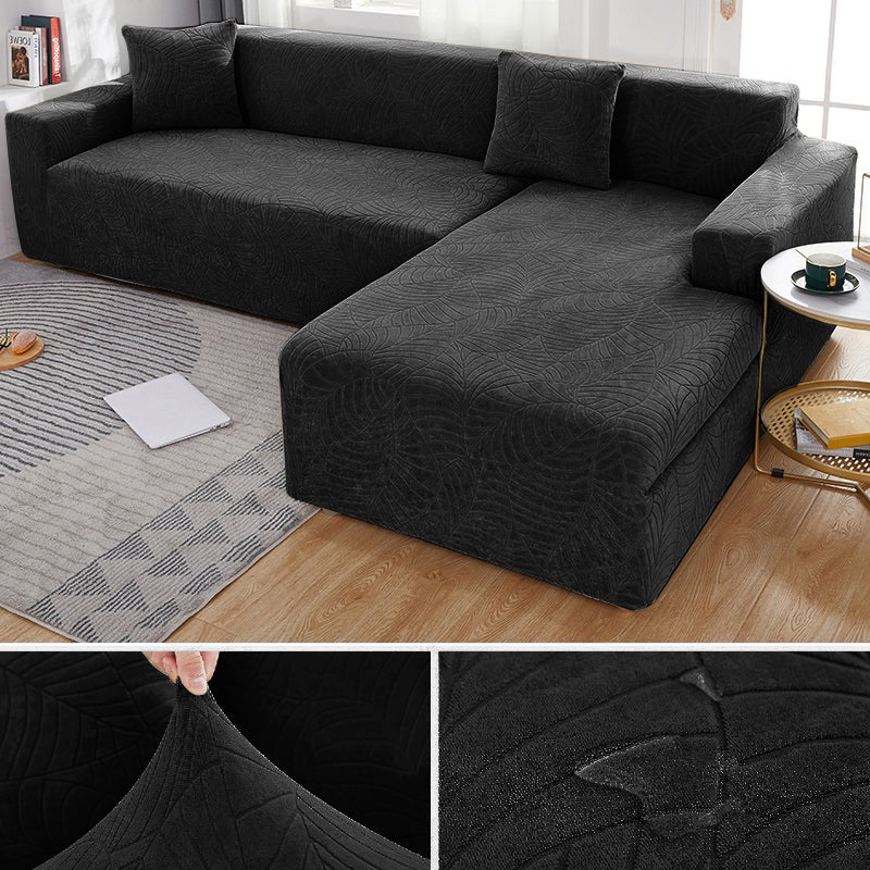 Waterproof Sofa Covers for 1/2/3/4 Seater Jacquard Solid Couches Elastic L Shaped Sofa Cover for Living Room Armchair and Couch - Image 13