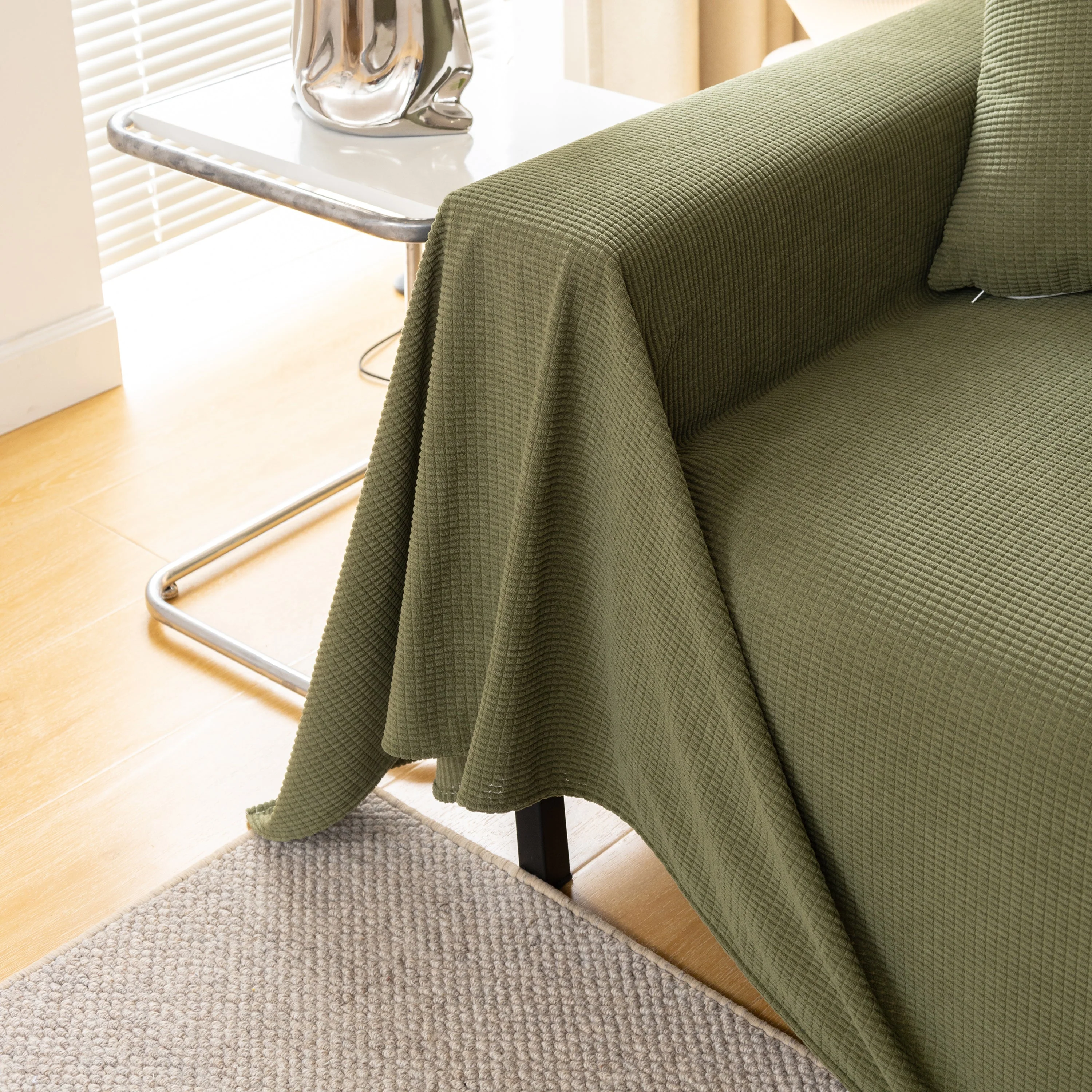 Waterproof Soft Cotton Plush Couch Cover Blanket, Extra Large Furniture Decoration Cover Sofa Slipcovers - Image 24