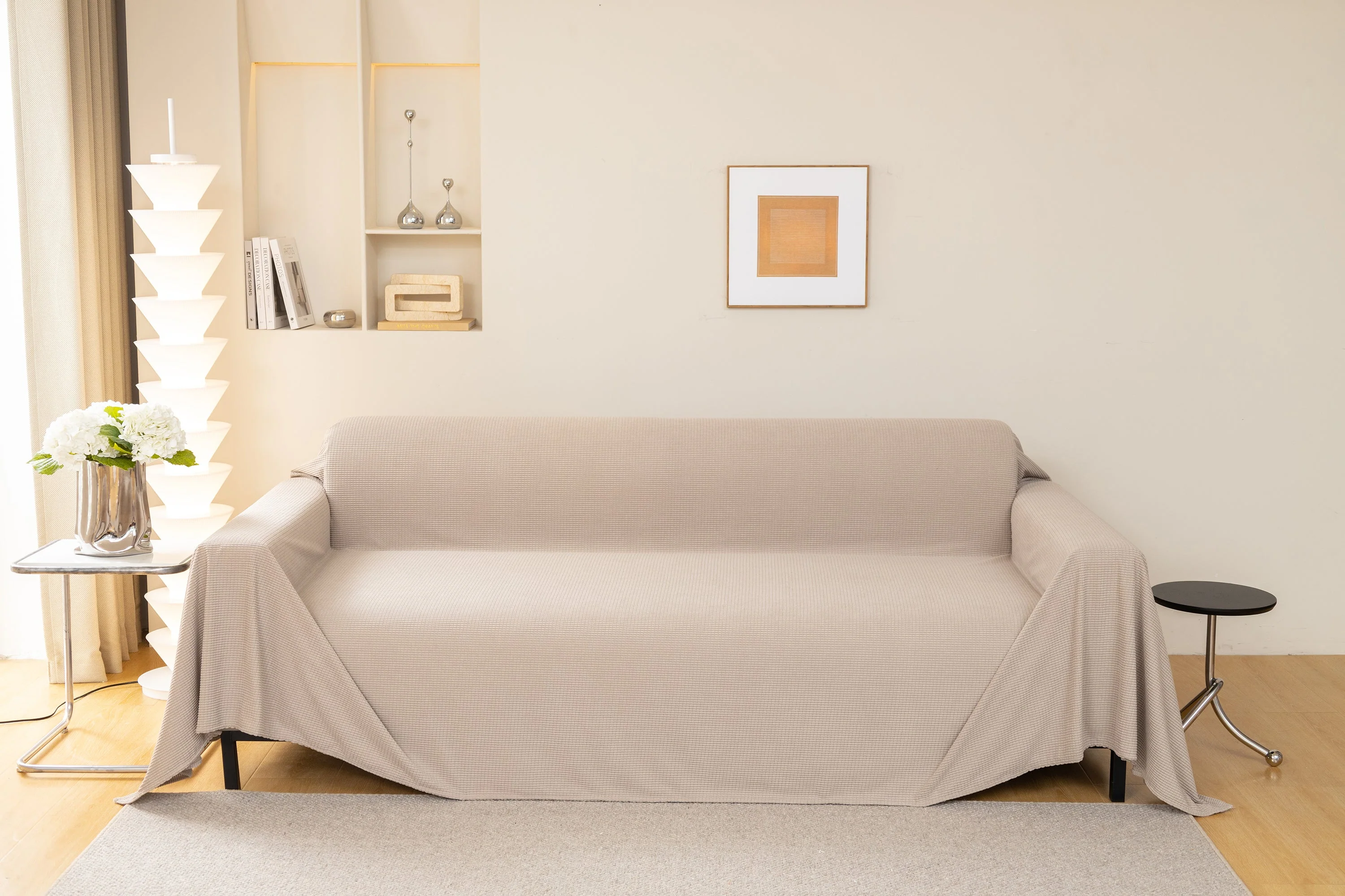 Waterproof Soft Cotton Plush Couch Cover Blanket, Extra Large Furniture Decoration Cover Sofa Slipcovers - Image 41