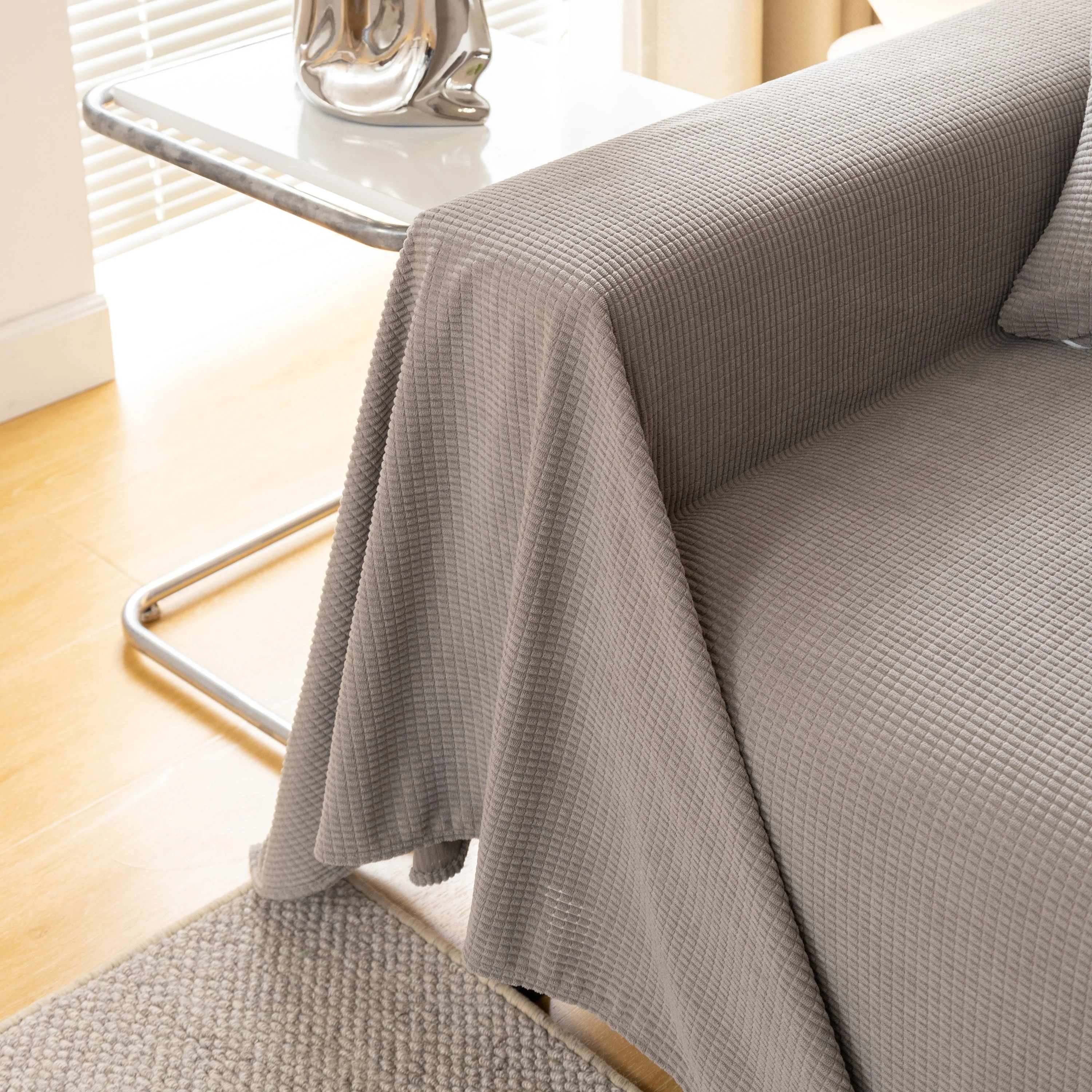 Waterproof Soft Cotton Plush Couch Cover Blanket, Extra Large Furniture Decoration Cover Sofa Slipcovers - Image 65