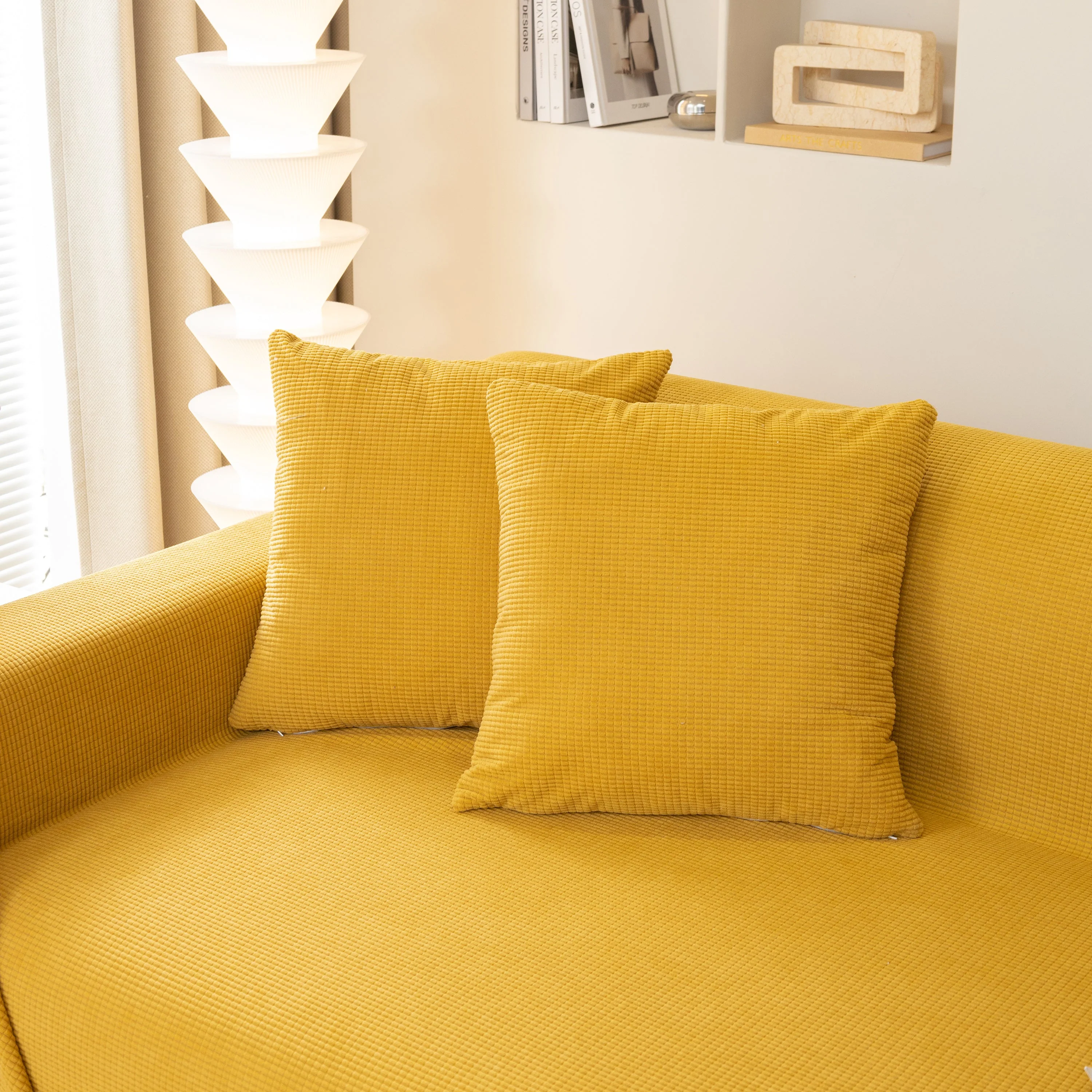 Waterproof Soft Cotton Plush Couch Cover Blanket, Extra Large Furniture Decoration Cover Sofa Slipcovers - Image 88