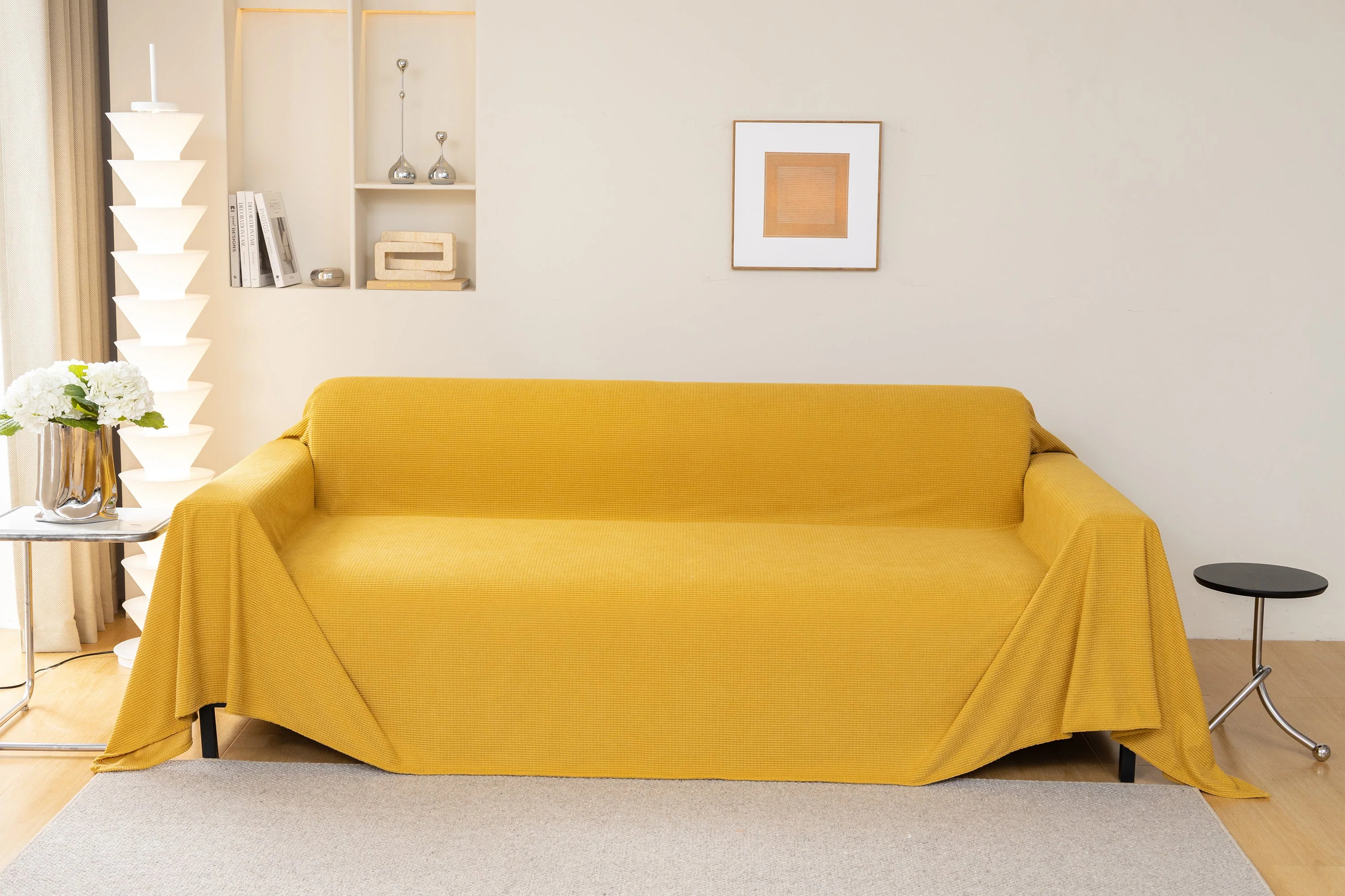 Waterproof Soft Cotton Plush Couch Cover Blanket, Extra Large Furniture Decoration Cover Sofa Slipcovers - Image 91