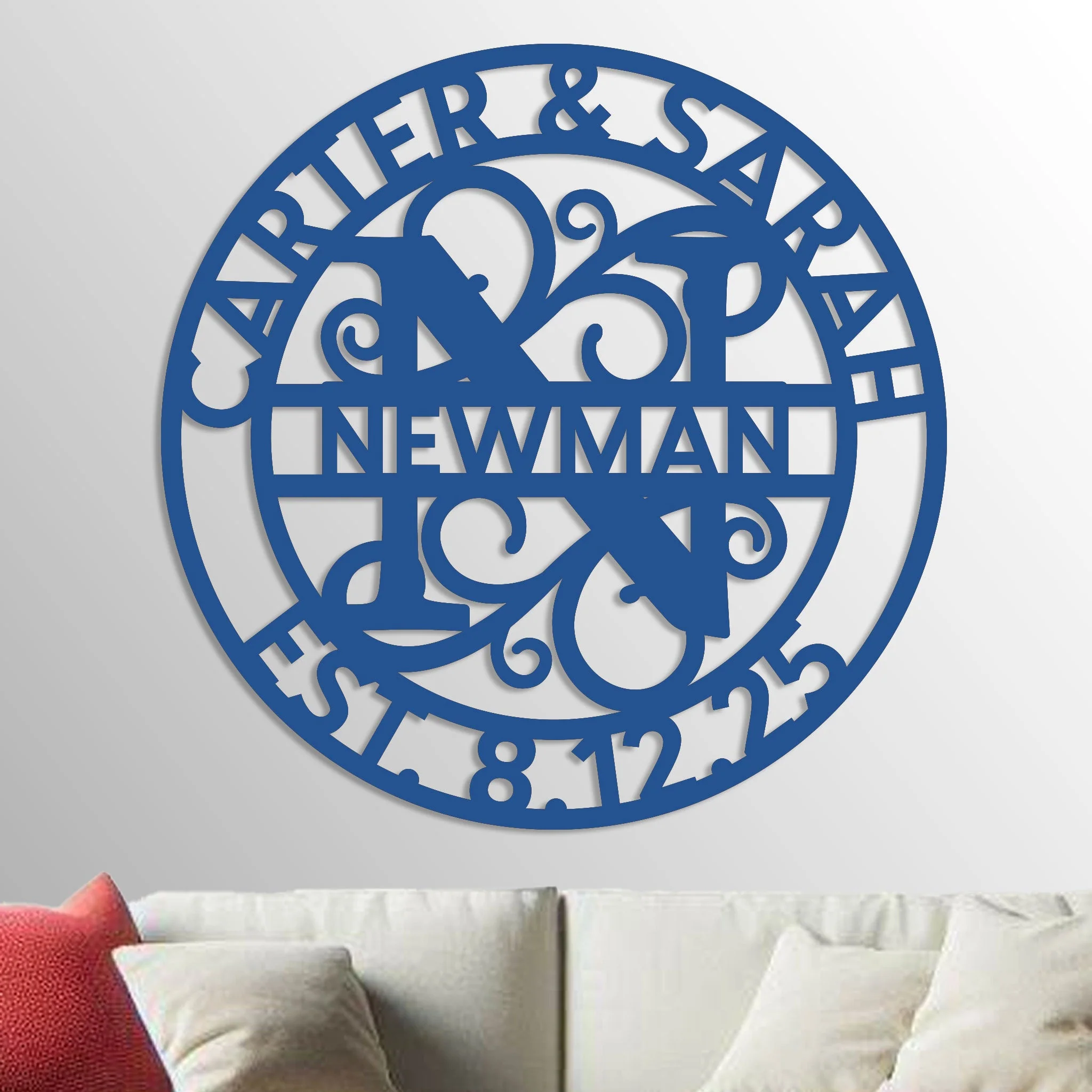 Wedding Monogram Sign - Image 10
