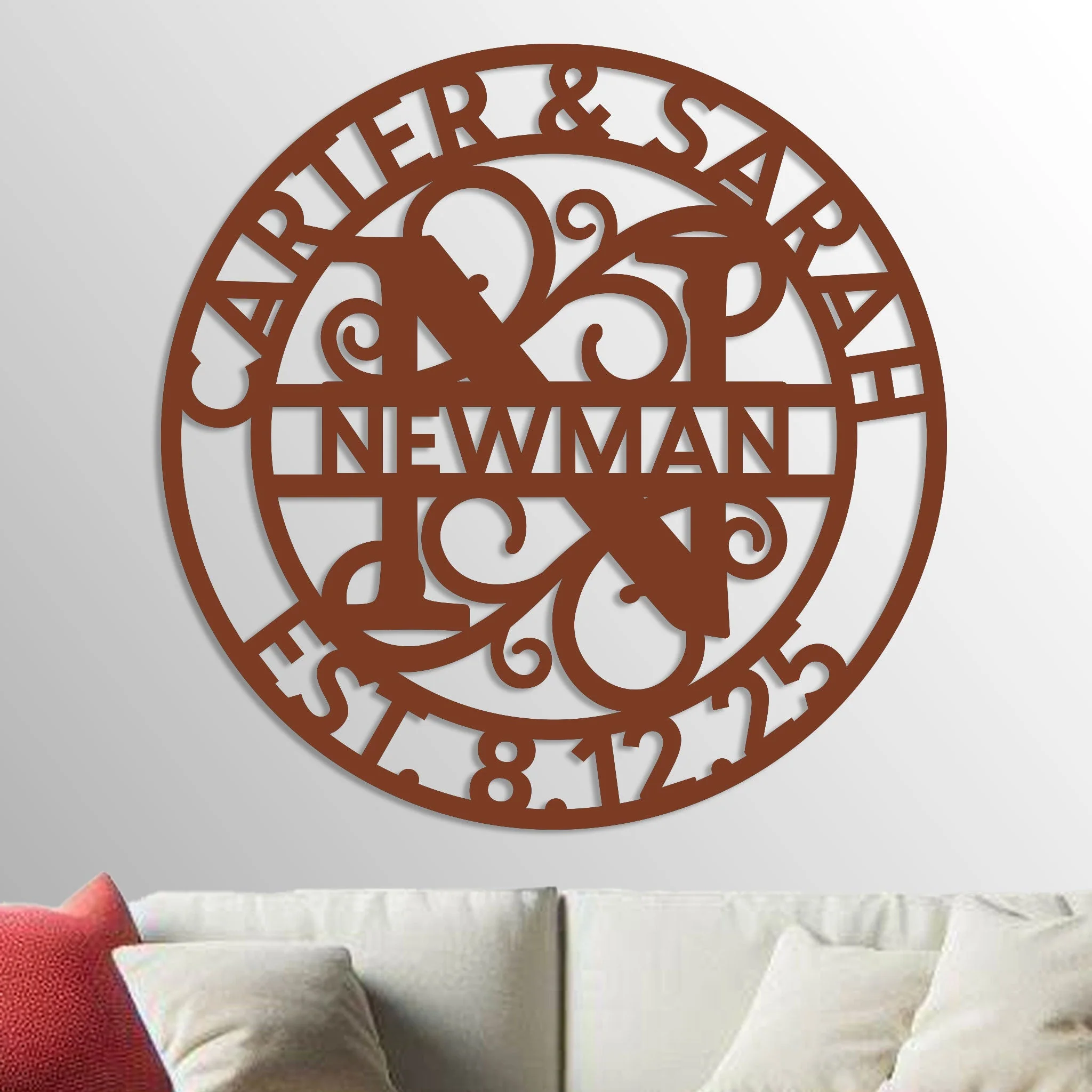 Wedding Monogram Sign - Image 12
