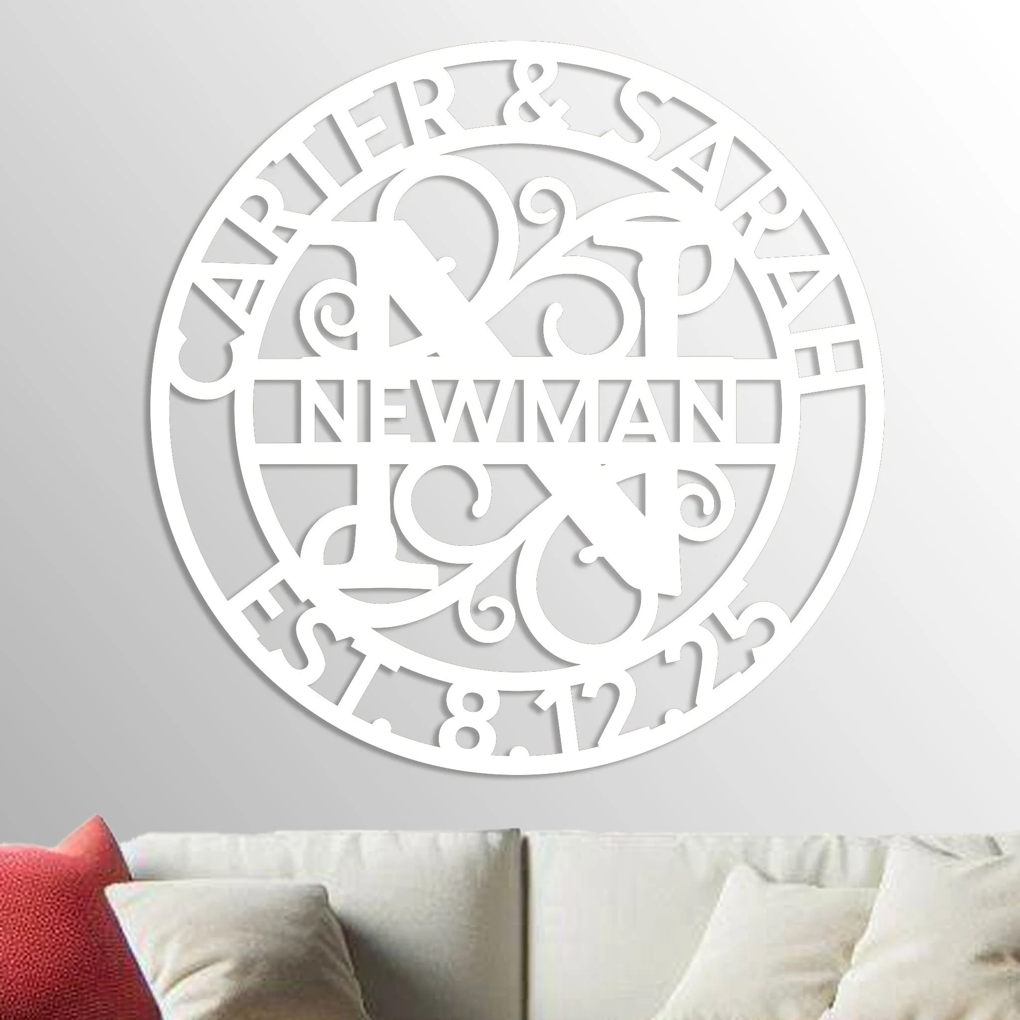 Wedding Monogram Sign - Image 16