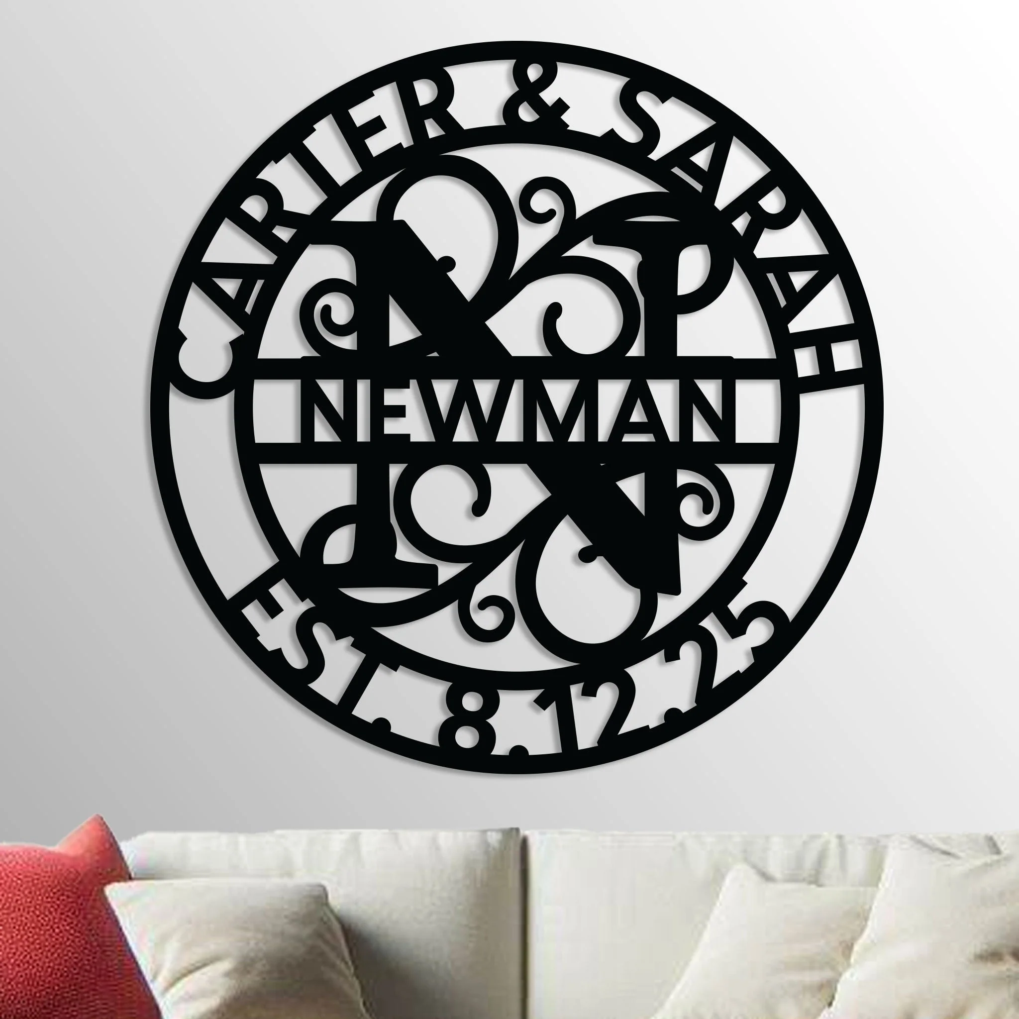Wedding Monogram Sign - Image 2