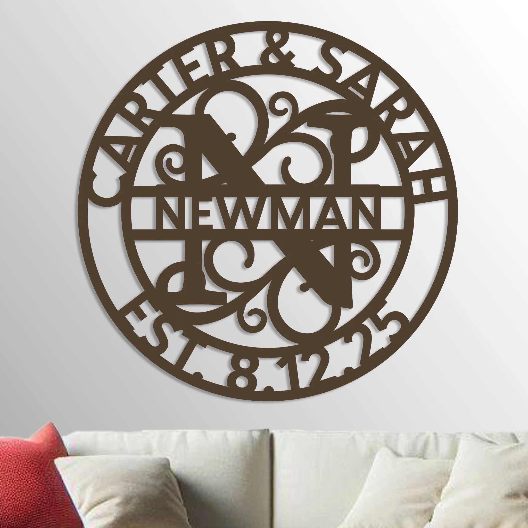 Wedding Monogram Sign - Image 6
