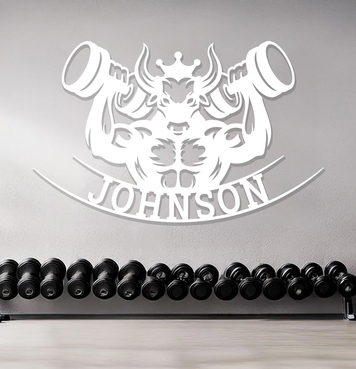 Weight-Lifting Bull Name Sign - Image 4