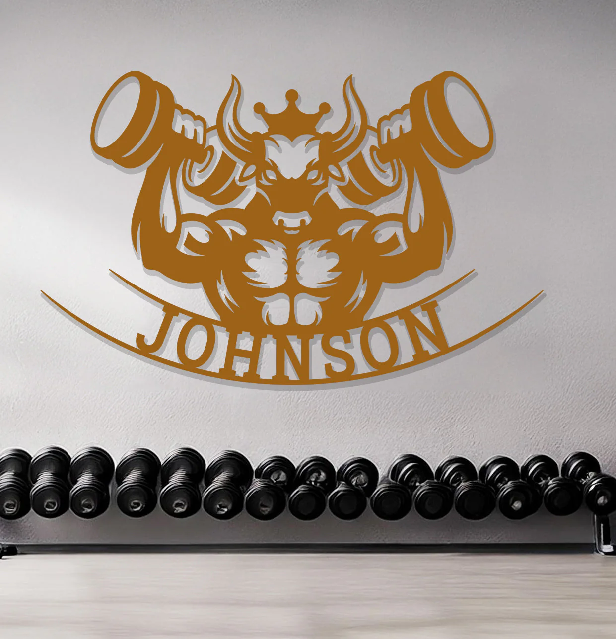 Weight-Lifting Bull Name Sign - Image 6