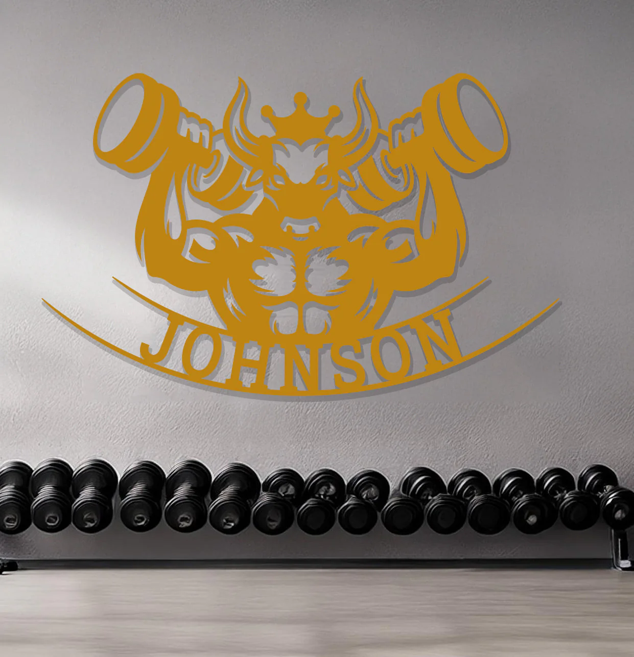 Weight-Lifting Bull Name Sign - Image 7