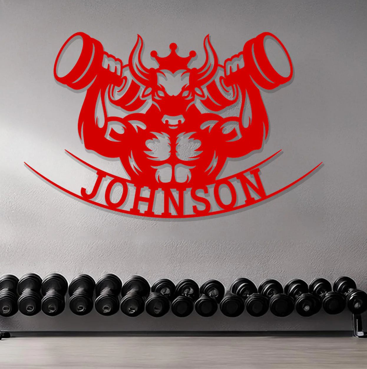 Weight-Lifting Bull Name Sign - Image 9