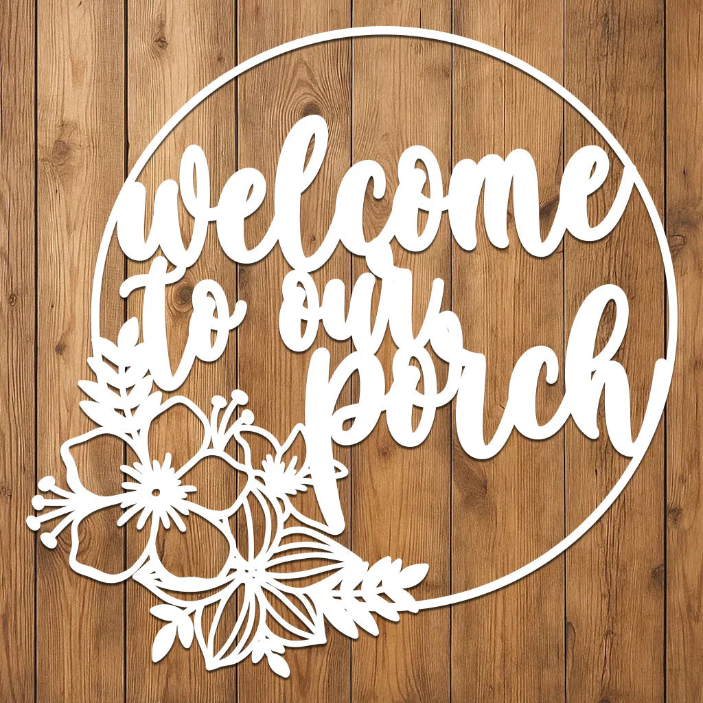 Welcome to Our Porch Sign - Image 2