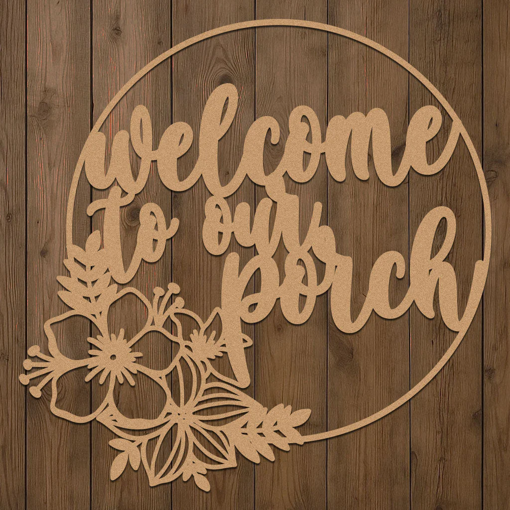 Welcome to Our Porch Sign - Image 3