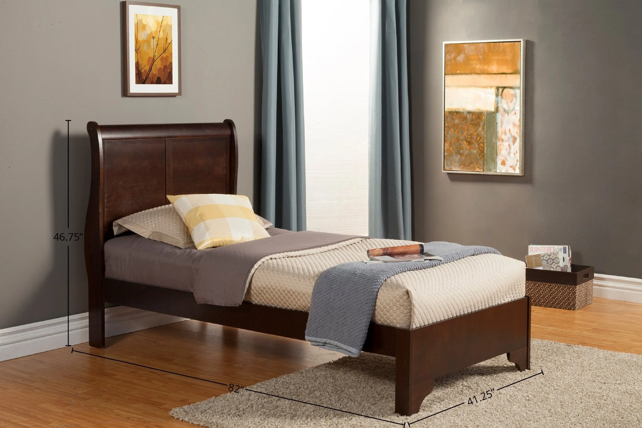 West Haven Bed, Cappuccino - Image 2