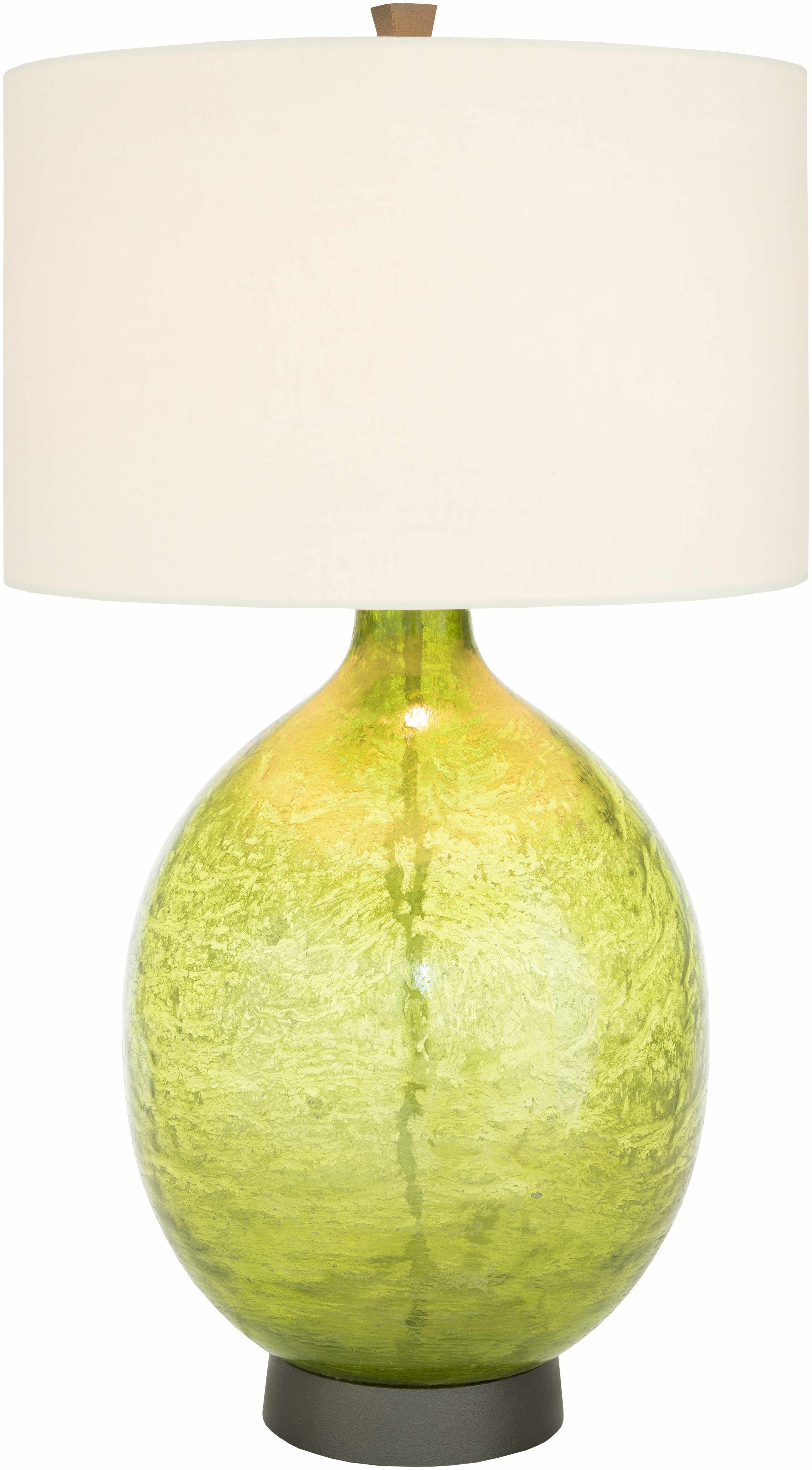 Westview Lime Green Glass Table Lamp - Image 4