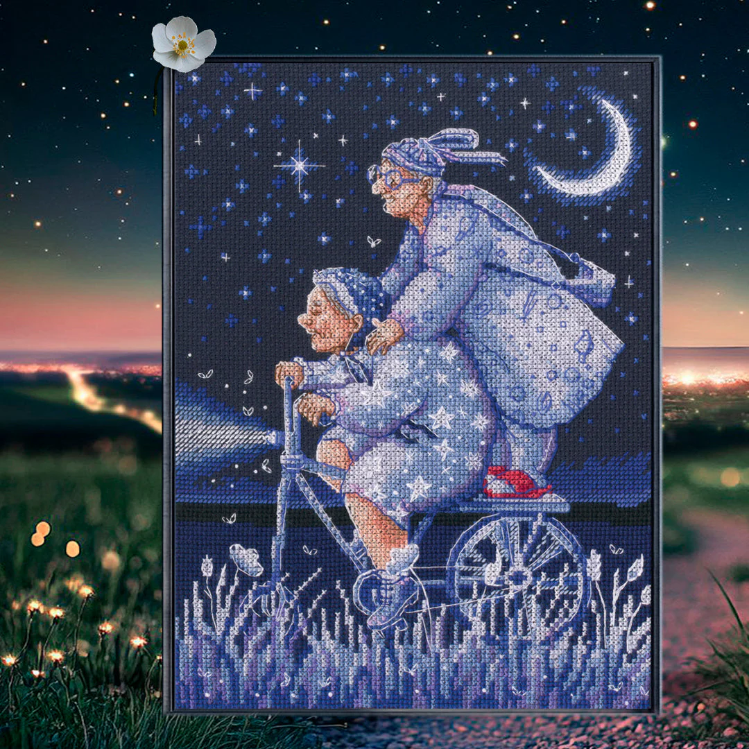 When night falls… M1044 Counted Cross Stitch Kit - Image 2