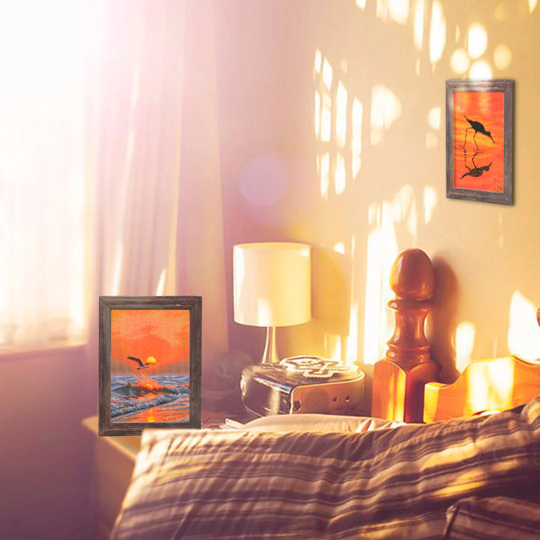 When the sun sets on the wave M1057 Counted Cross Stitch Kit - Image 4