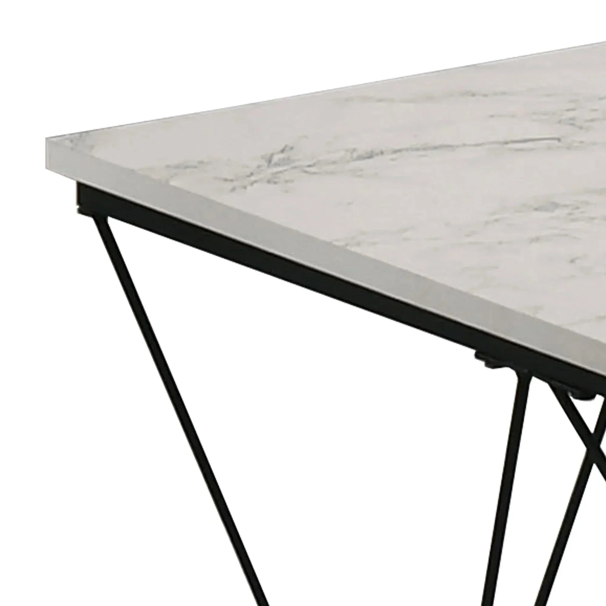Whetstone 31.5" 3-Piece Coffee Table Set with Angular & Geometric Metal Base - Image 10