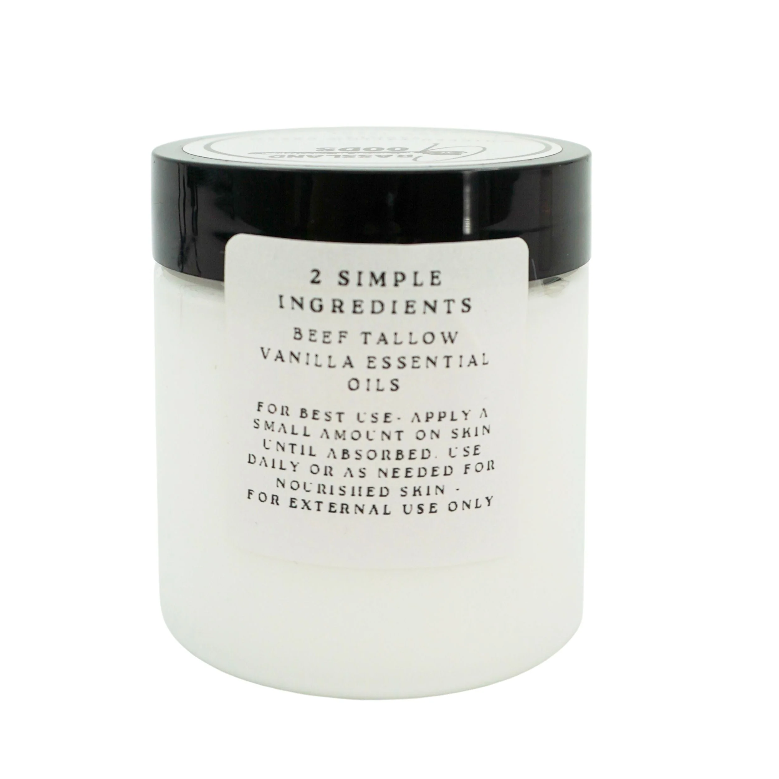 Whipped Tallow Cream | 4 oz | Vanilla | Grassland Goods - Image 2
