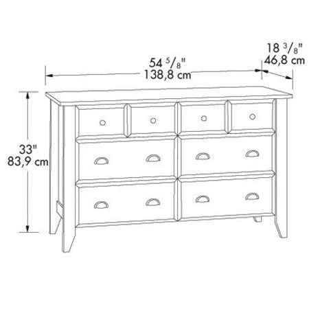 White 6-Drawer Dresser Traditional Design - Made in USA - Image 4