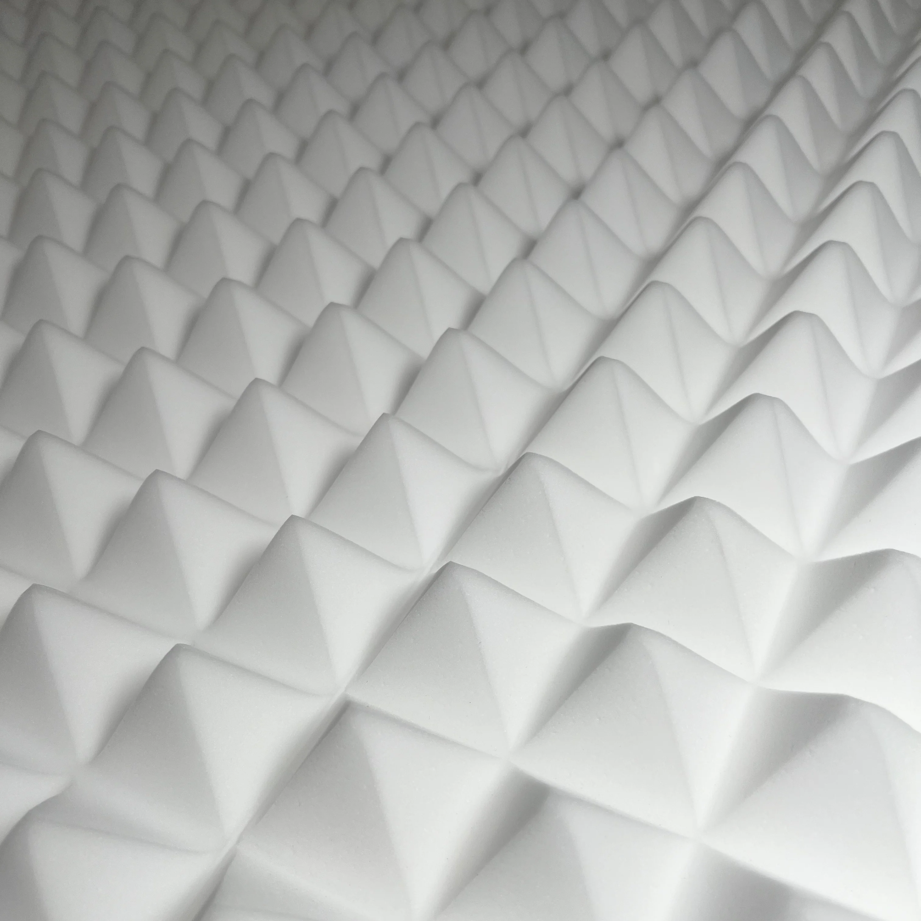 White Acoustic Foam Panels - 12x12x2.5" - Image 3