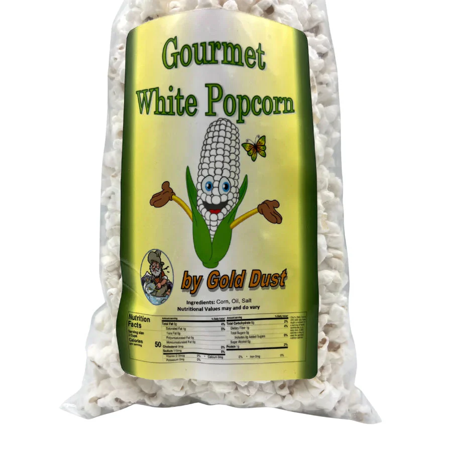 White Butterfly Popped Popcorn | Pack of 2 | 1.5 oz | Non-GMO | Gold Dust Kettle Corn - Image 4