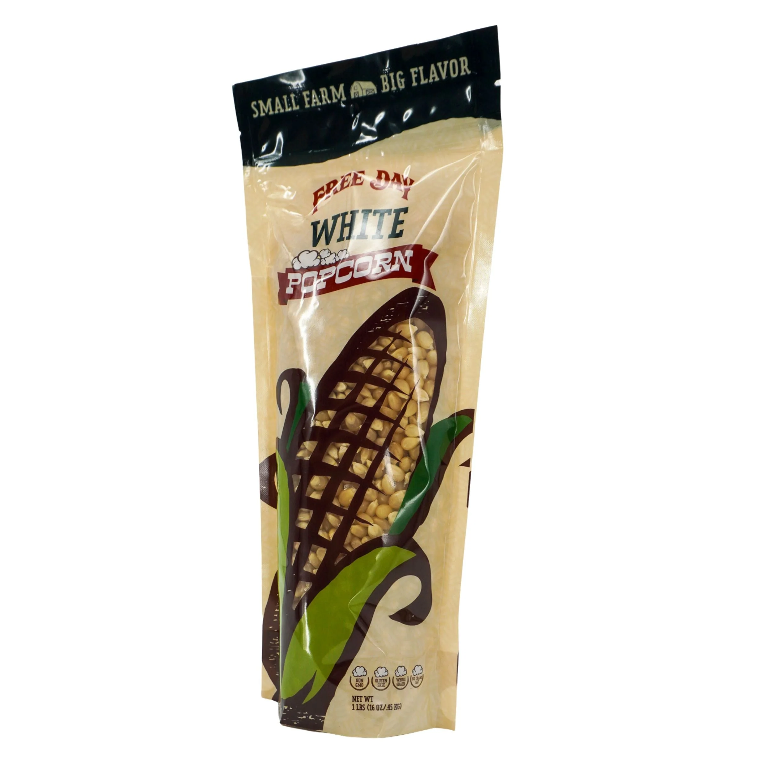 White Butterfly Un-Popped Popcorn | Pack of 3 | 1 lb | Non-GMO | Free Day Popcorn - Image 3