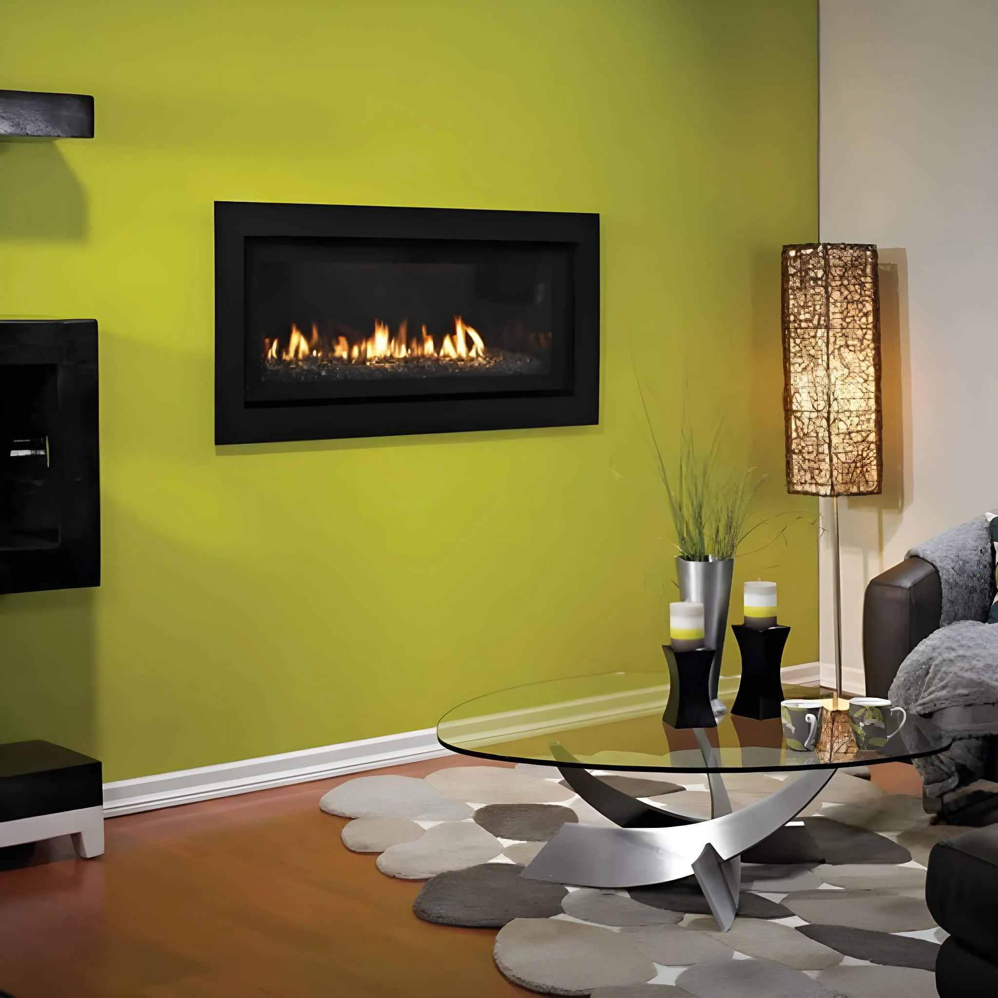 White Mountain Hearth (Empire) Boulevard 41-Inch Direct Vent Contemporary Linear Natural Gas Fireplace [DVLL41FP92N] (SAK87549) - Image 3