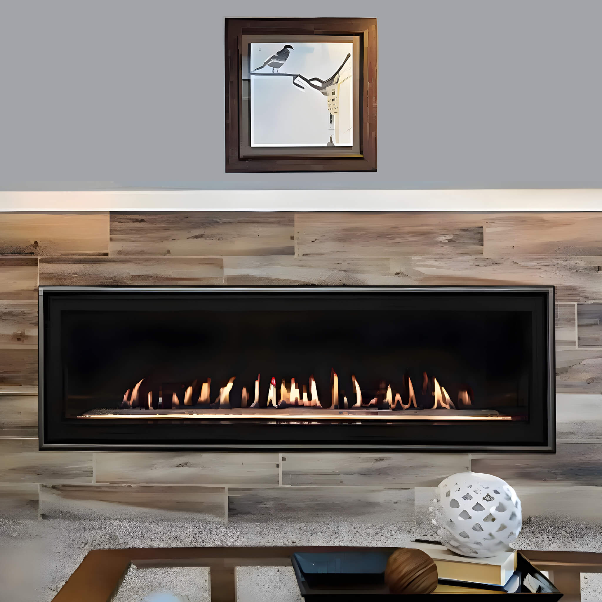 White Mountain Hearth (Empire) Boulevard 60-Inch Direct Vent Contemporary Linear Fireplace [DVLL60BP90N/P] (SAK24680) - Image 3