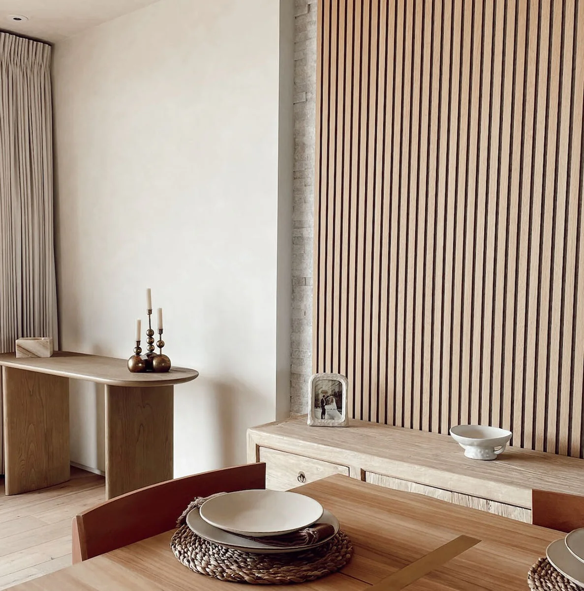 White Oak (Black Felt) Willow Panel - Image 7