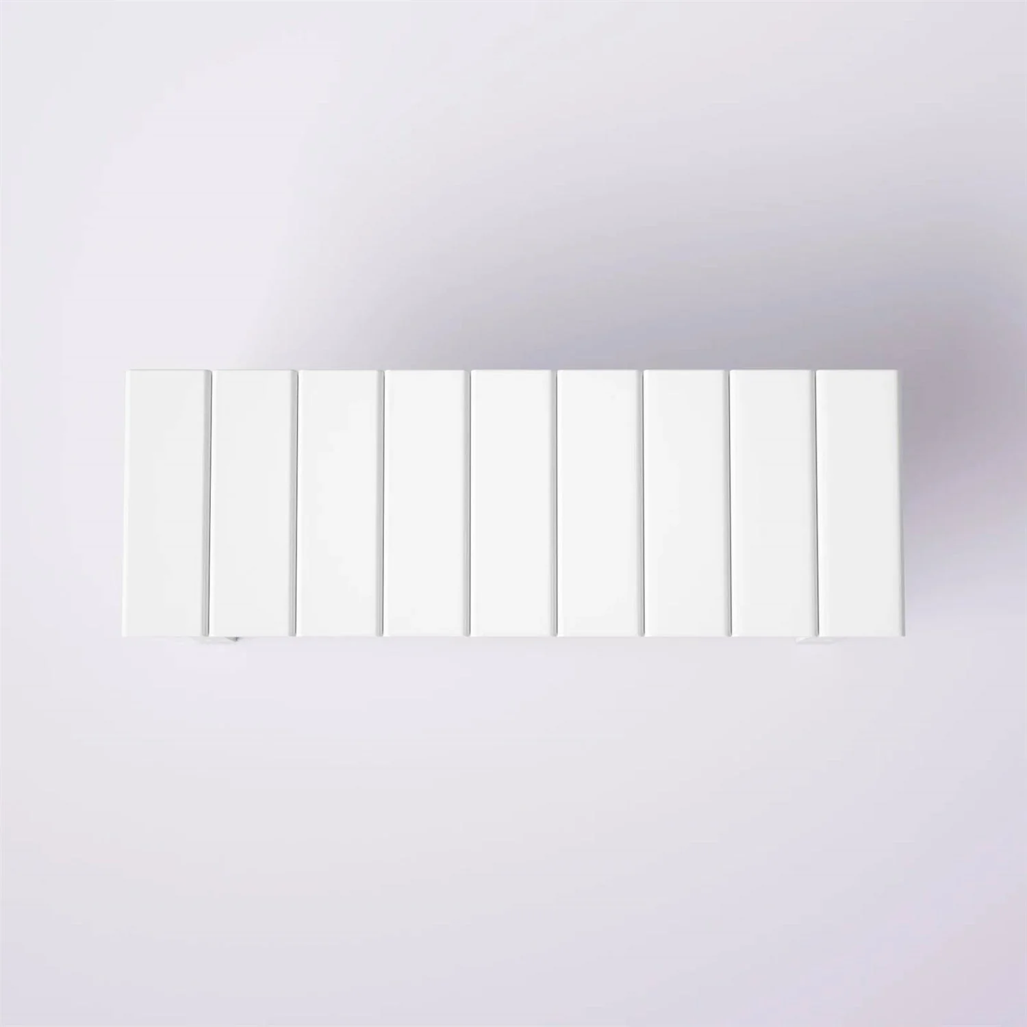 White Slatted Wood 2-Shelf Shoe Rack Storage Bench For Entryway or Closet - Image 4
