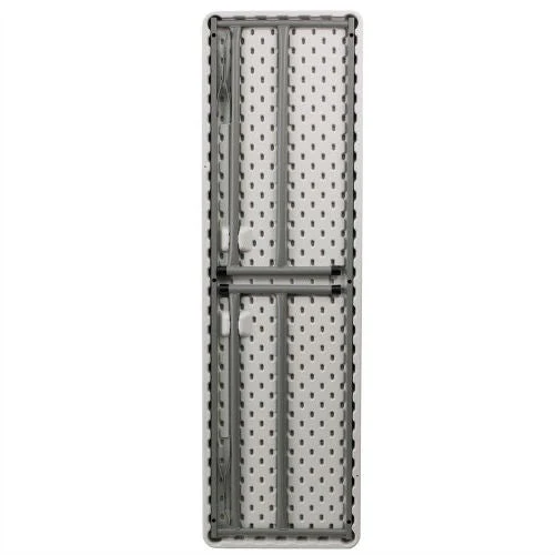 White Top Commercial Grade 60-inch Folding Table - Holds up to 330 lbs - Image 2