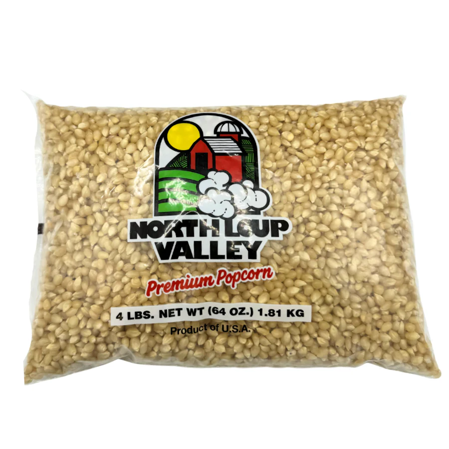 White Un-Popped Popcorn Kernels | 4 lb | Pack of 2 | Non-GMO | Popcorn County USA | North Loup Valley - Image 2