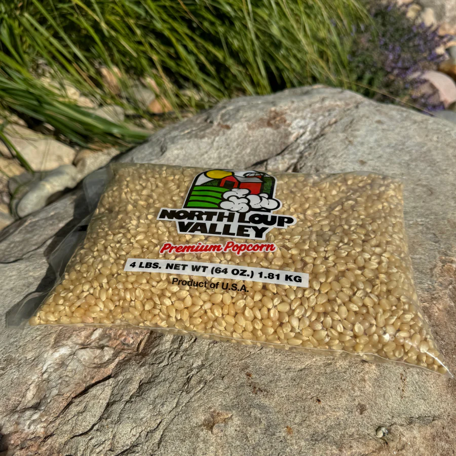 White Un-Popped Popcorn Kernels | 4 lb | Pack of 2 | Non-GMO | Popcorn County USA | North Loup Valley - Image 4