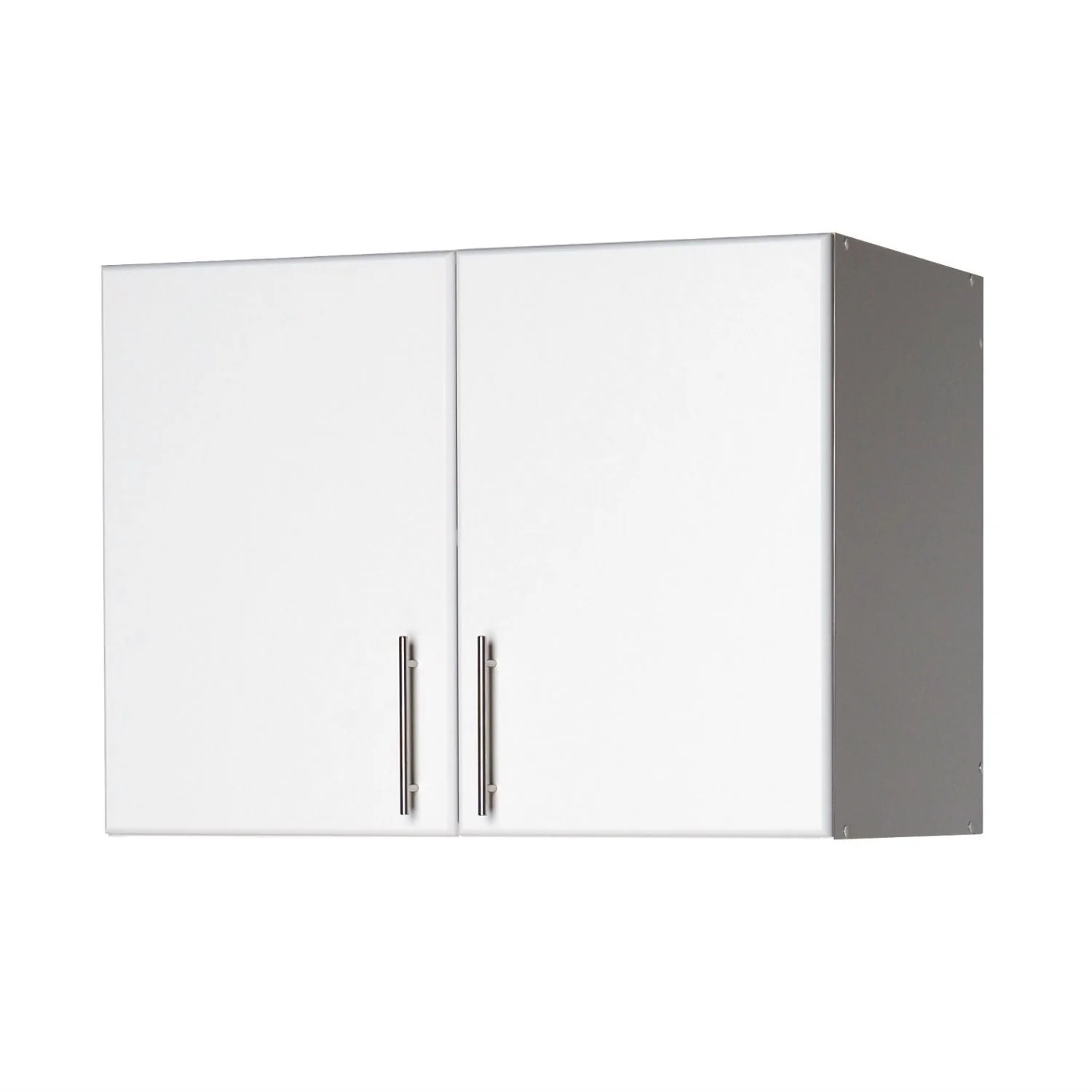 White Wall Cabinet with 2 Doors and Adjustable Shelf - Image 2