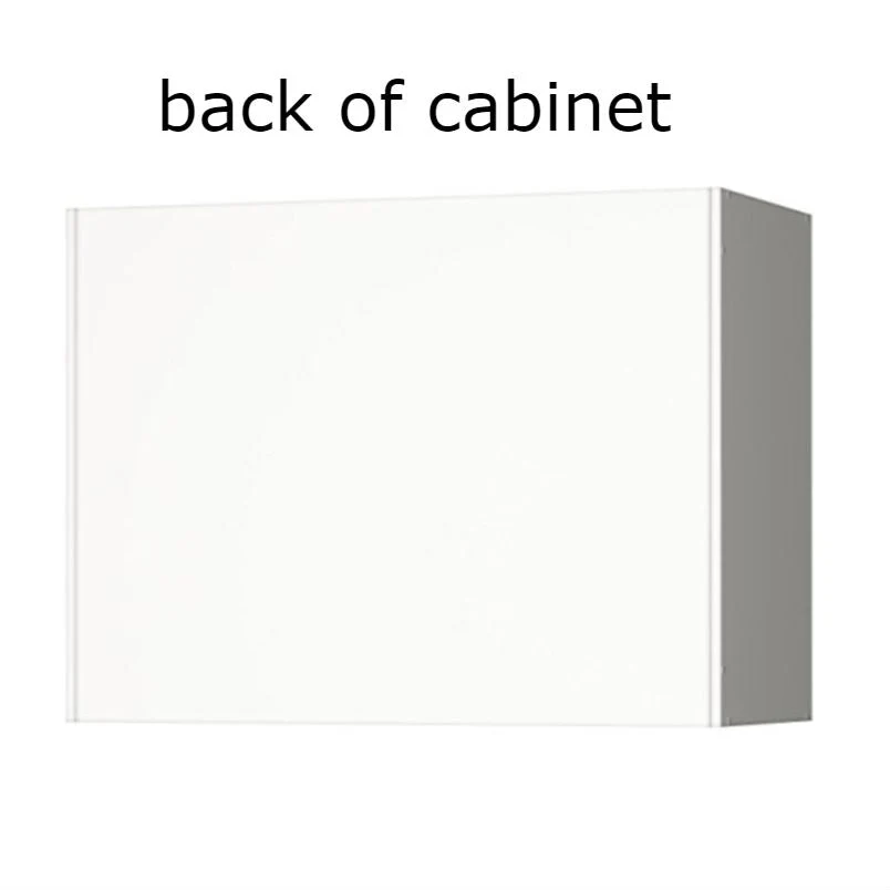 White Wall Cabinet with 2 Doors and Adjustable Shelf - Image 4
