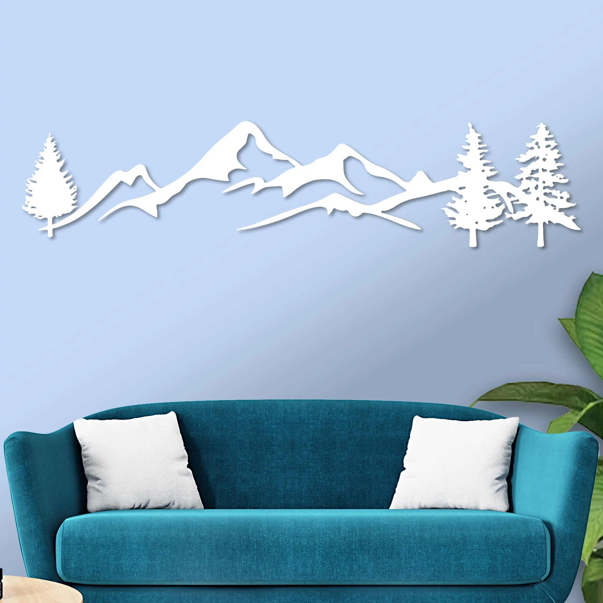 Wide Mountain Landscape Sign - Image 2