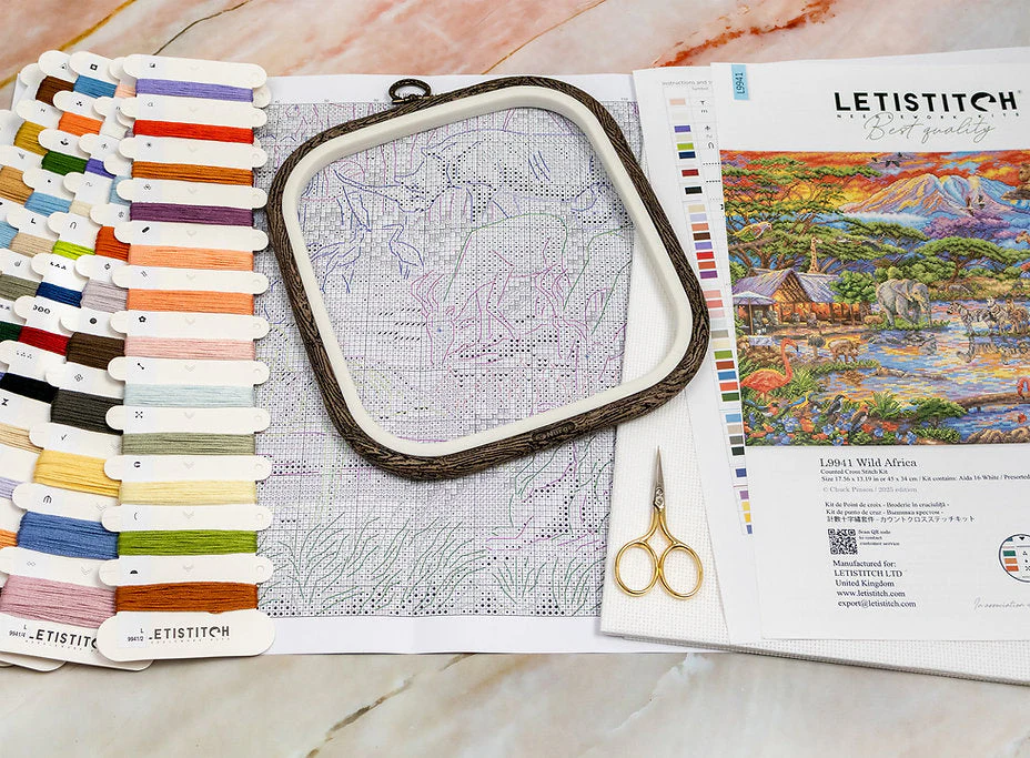 Wild Africa L9941 Counted Cross Stitch Kit - Image 3
