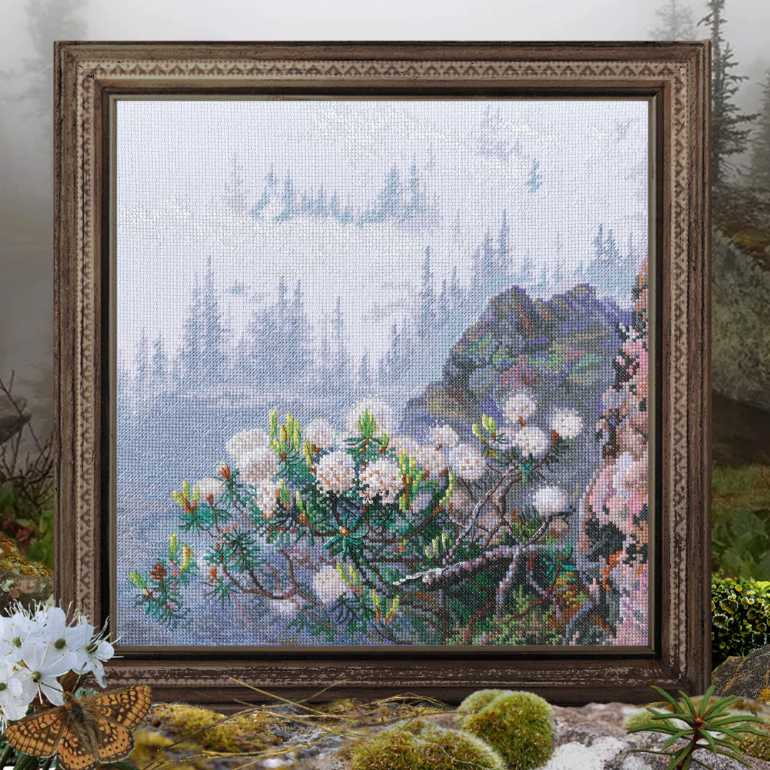 Wild rosemary M1015 Counted Cross Stitch Kit - Image 2
