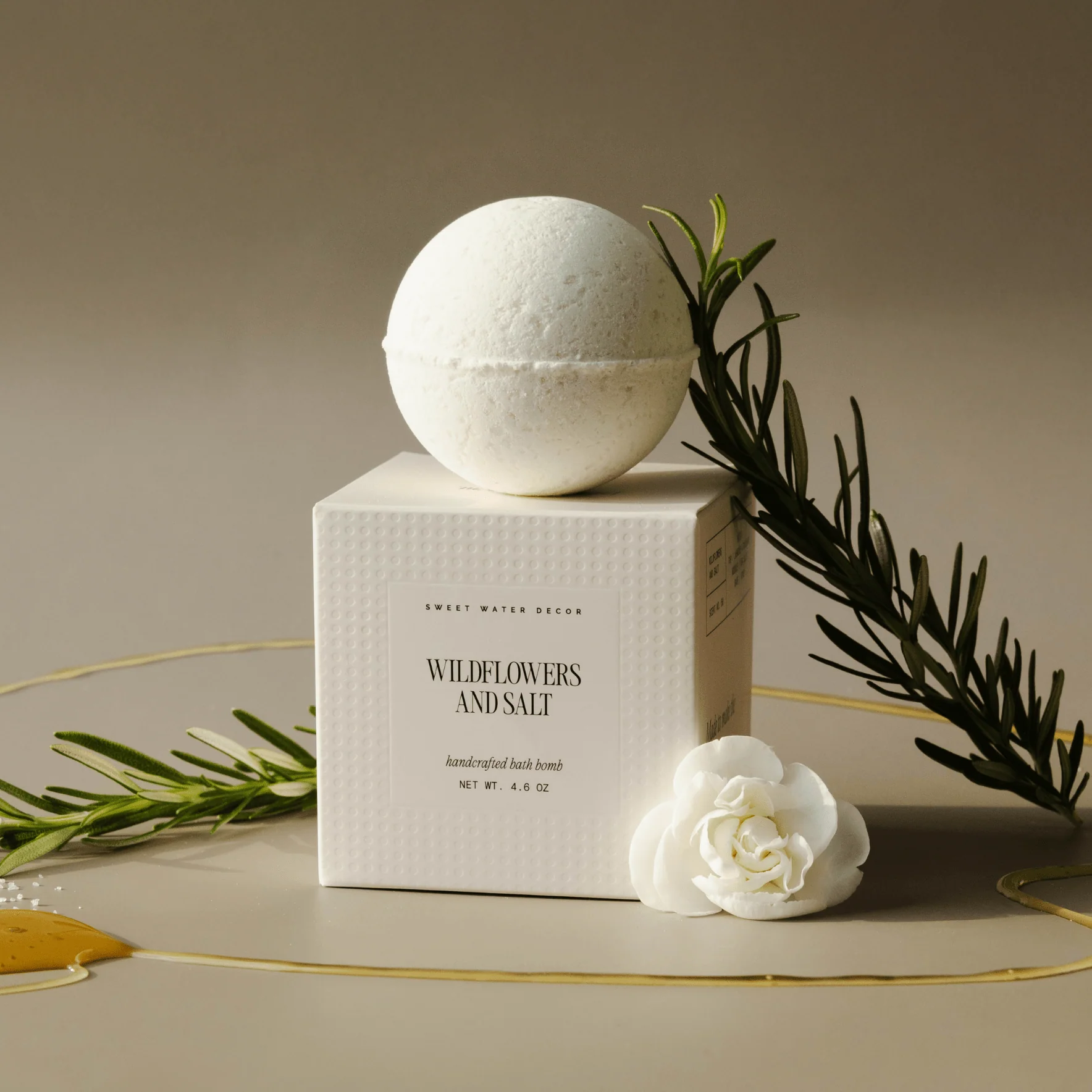Wildflowers and Salt 4.6 oz Bath Bomb - Image 3