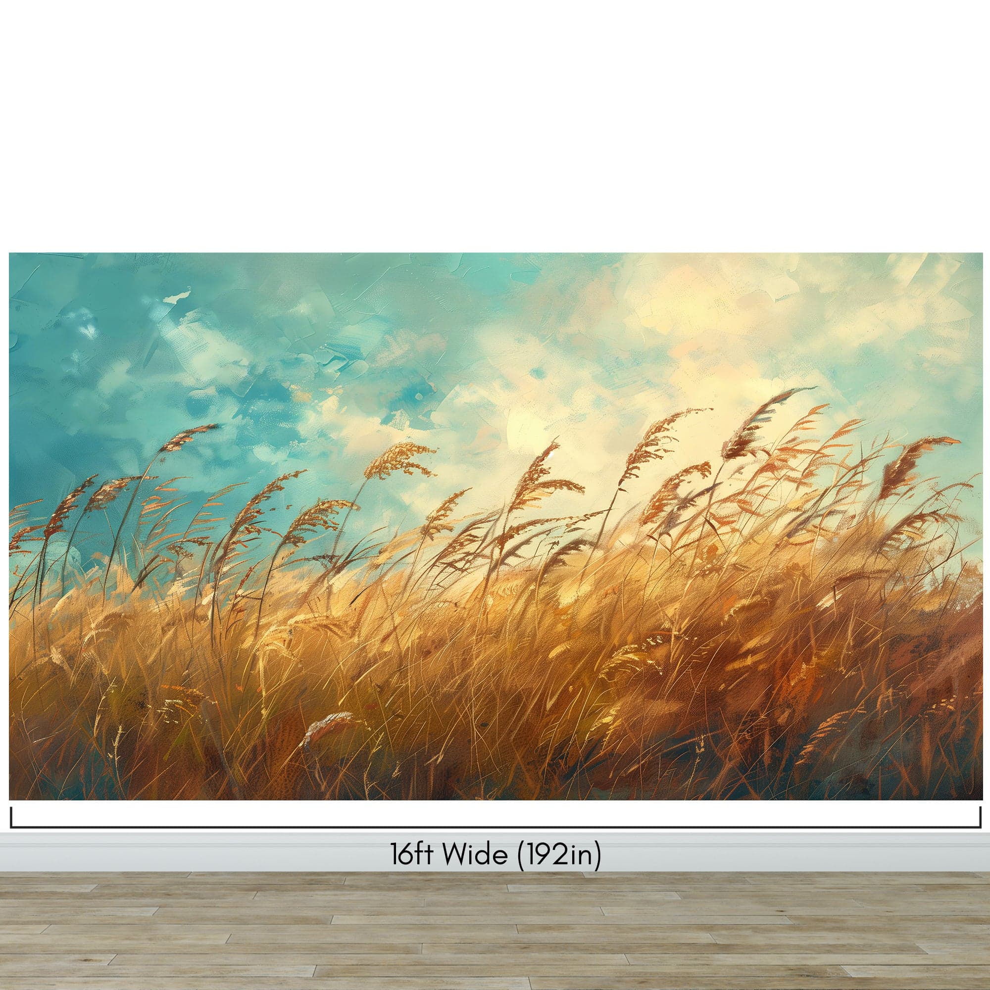 Wildgrass Wallpaper Mural. Rustic Country Farmhouse Theme. #7017 - Image 12