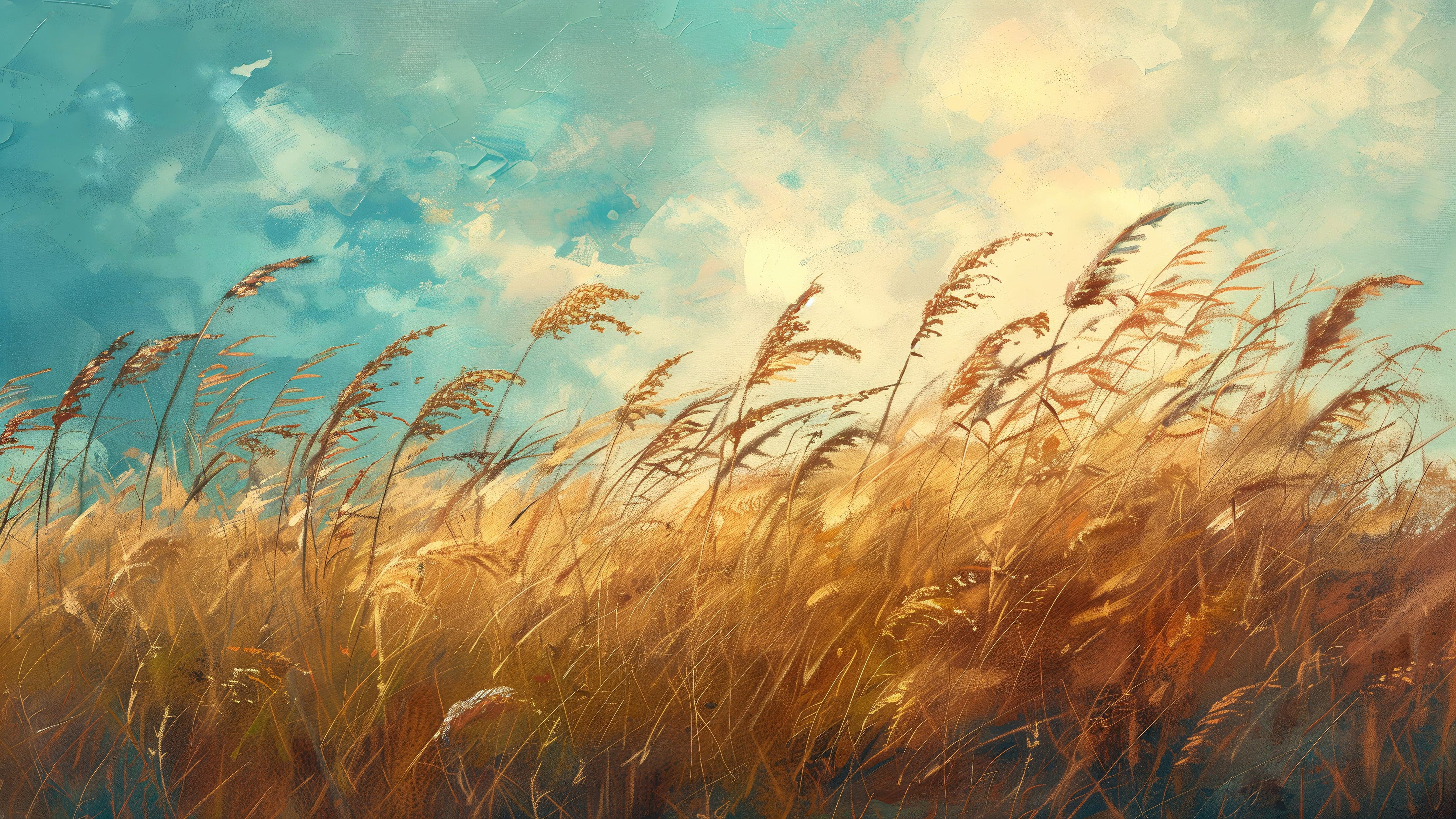 Wildgrass Wallpaper Mural. Rustic Country Farmhouse Theme. #7017 - Image 8