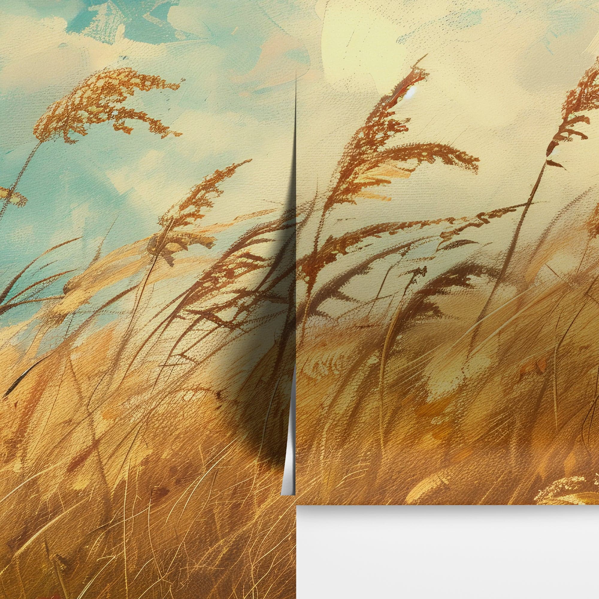 Wildgrass Wallpaper Mural. Rustic Country Farmhouse Theme. #7017 - Image 9