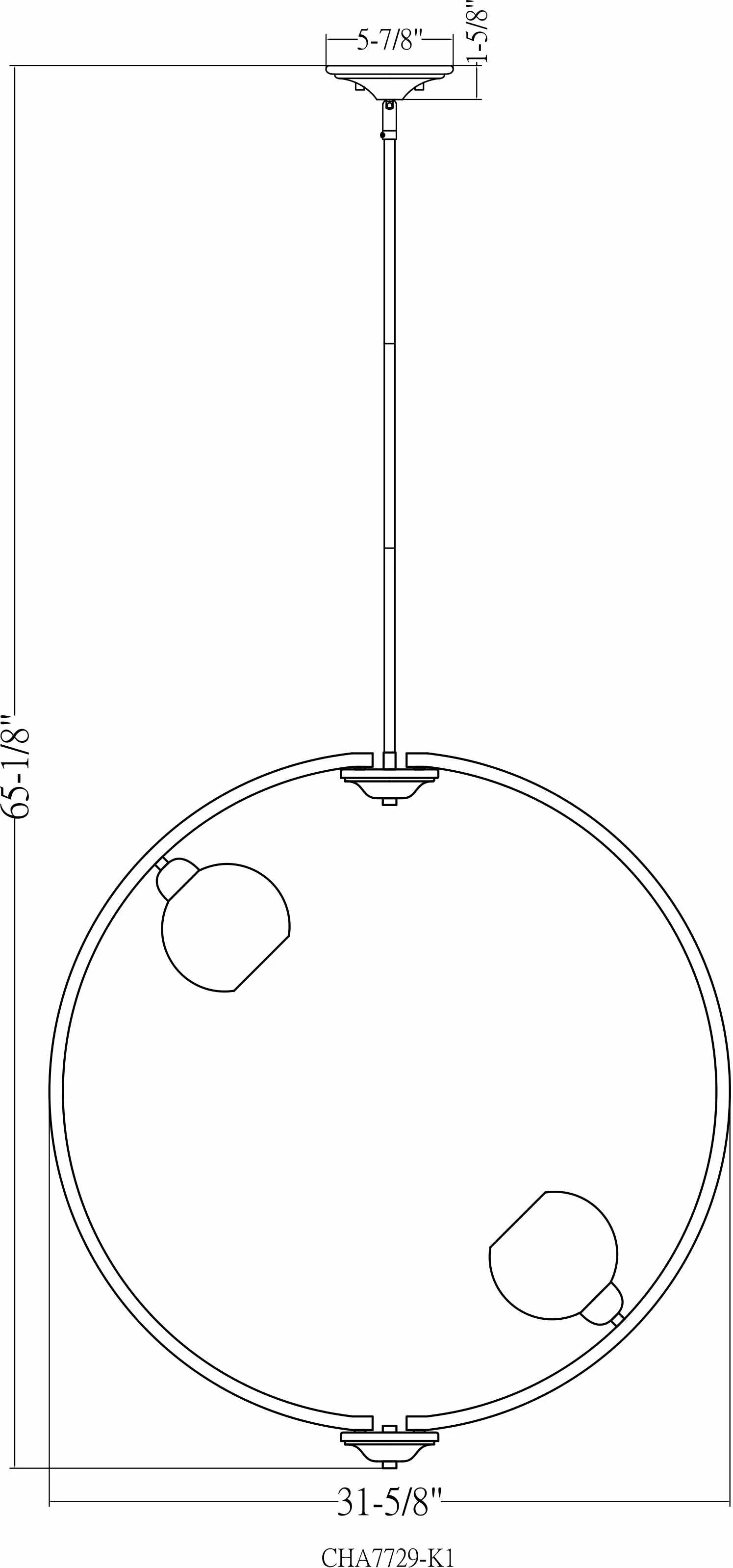 Williamsville Ceiling Light - Clearance - Image 4