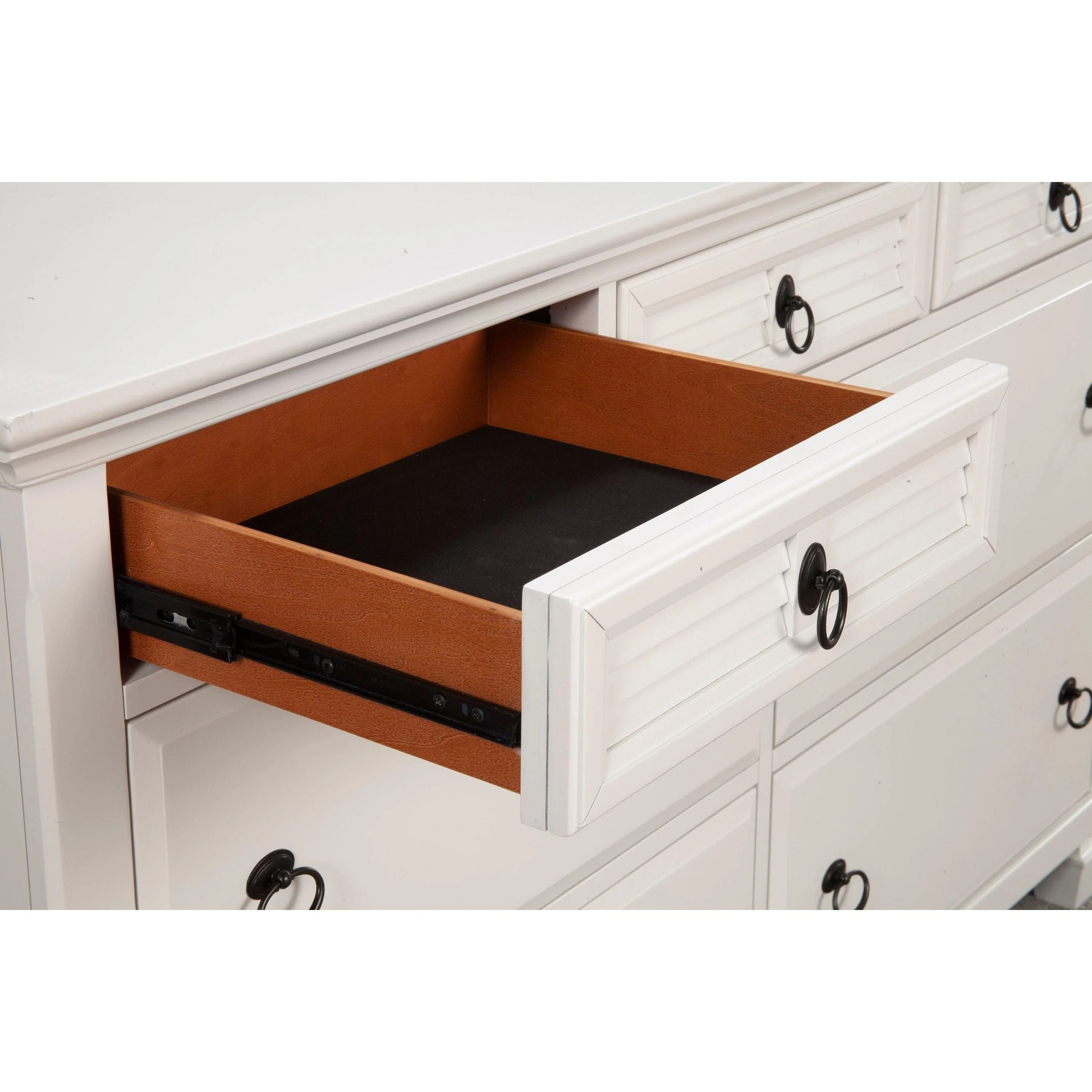 Winchester 7 Drawer Dresser, White - Image 5