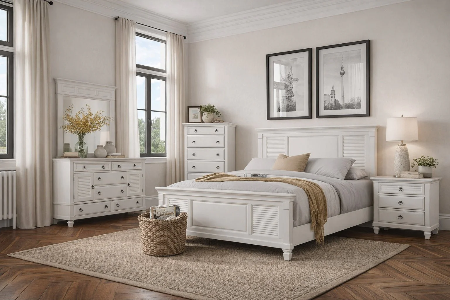 Winchester 7 Drawer Dresser, White - Image 7