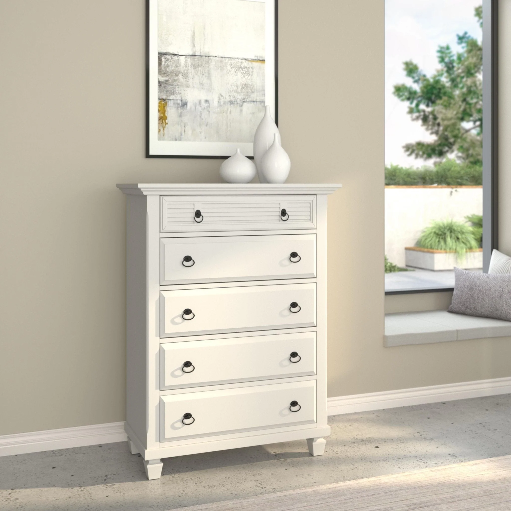Winchester Chest, White - Image 2