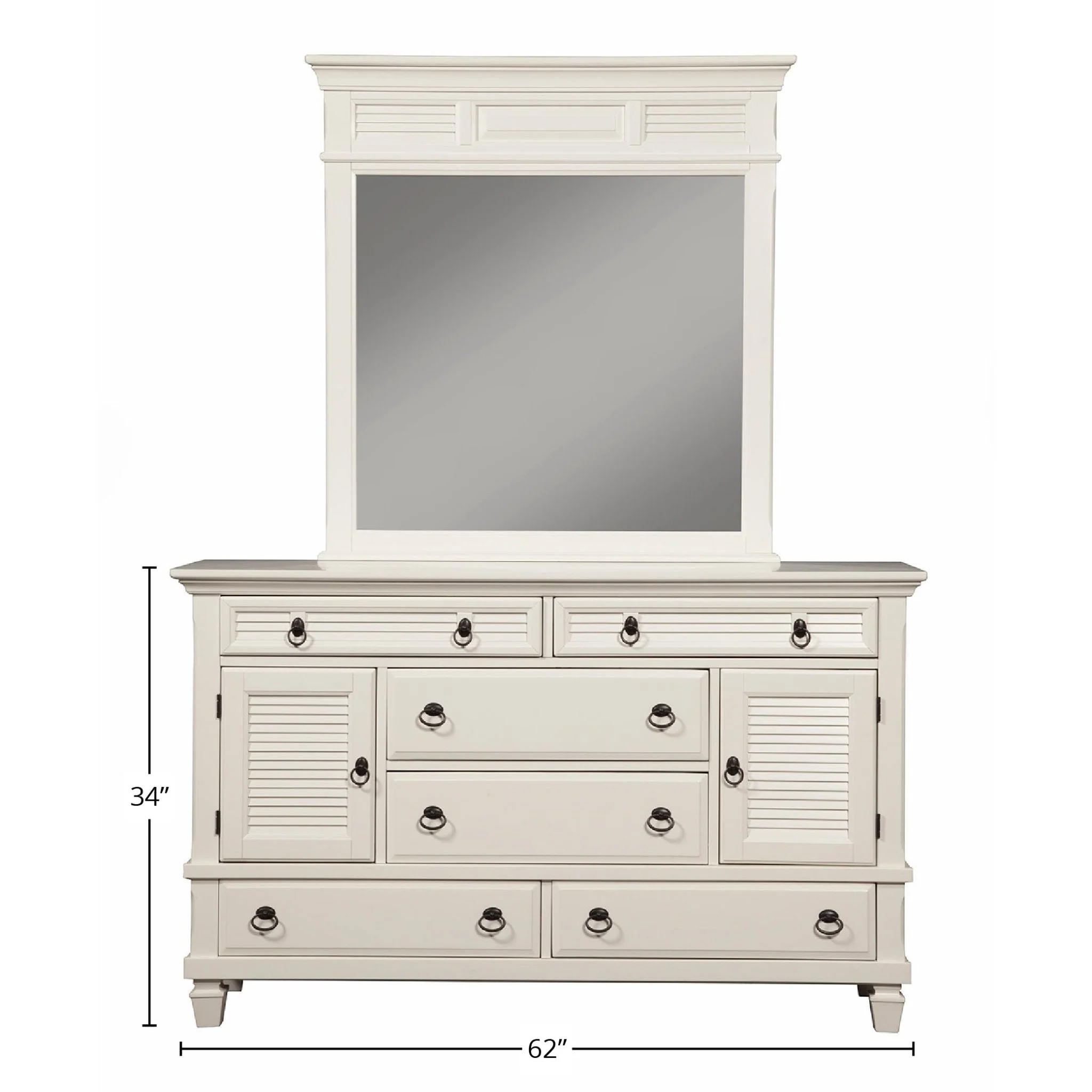 Winchester Dresser, White - Image 8