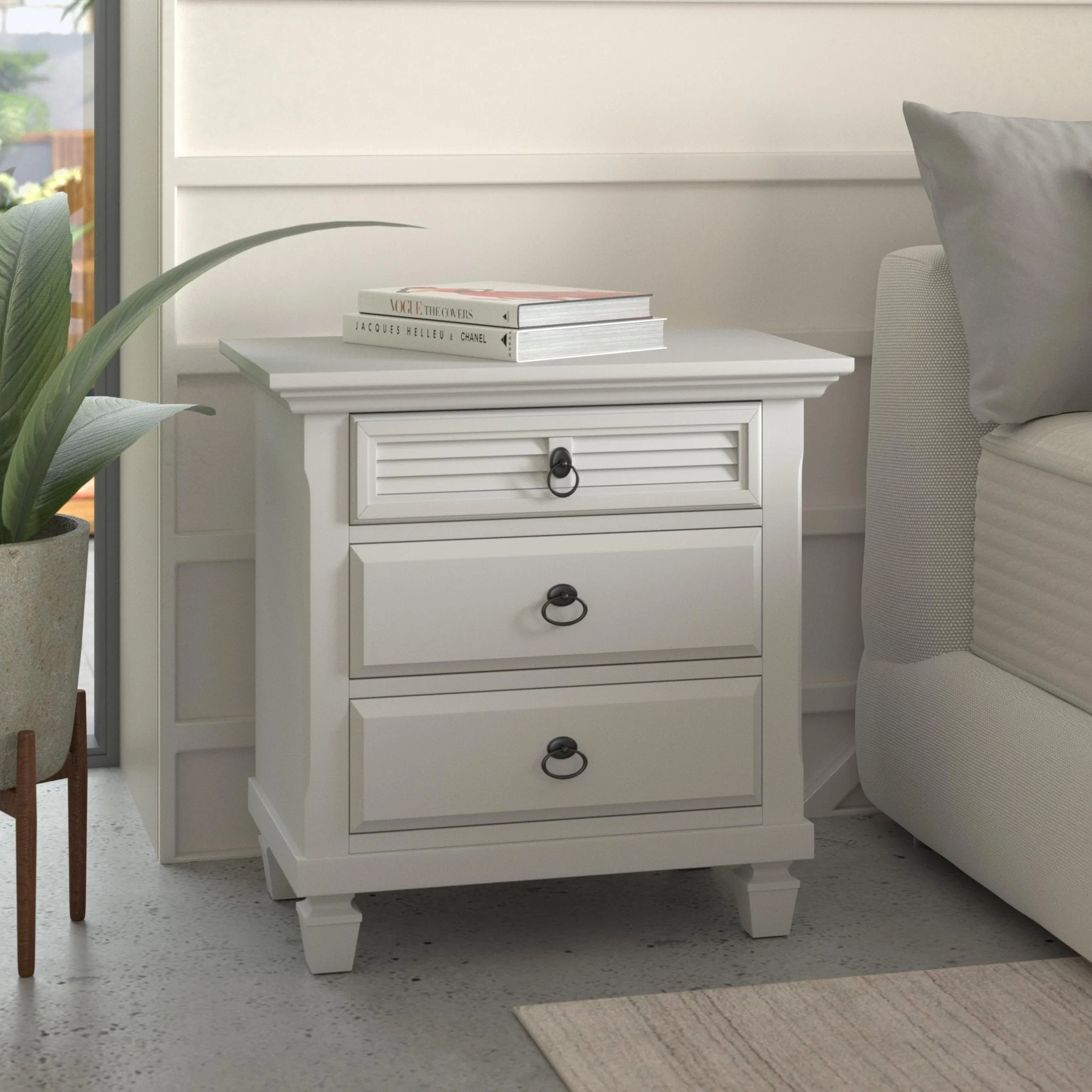 Winchester Nightstand, White - Image 2