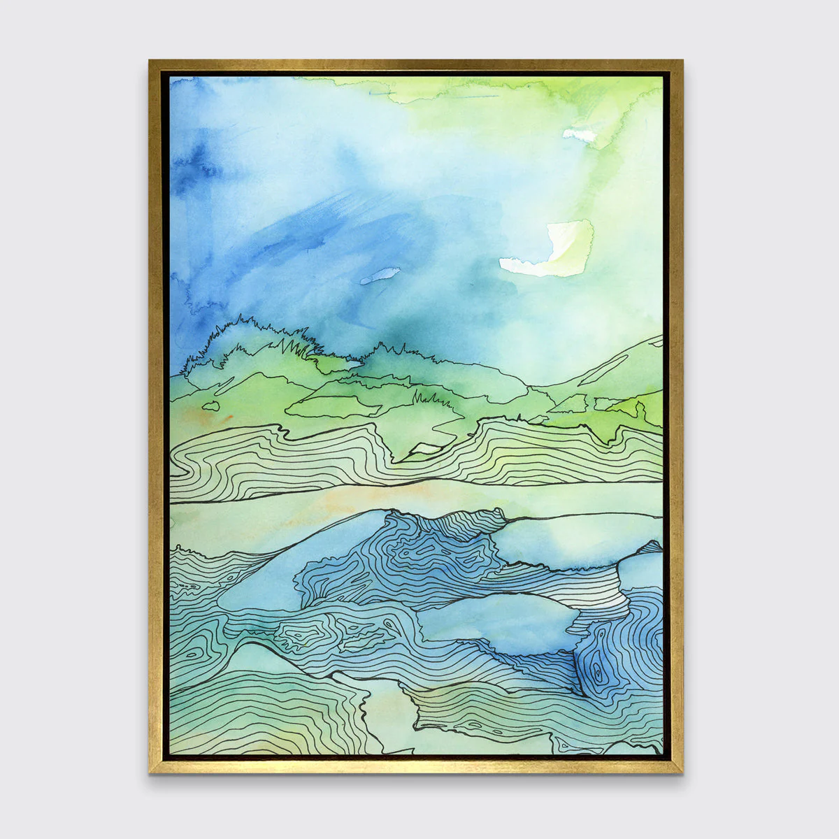 Windy Shore - Open Edition Canvas Print - Image 4